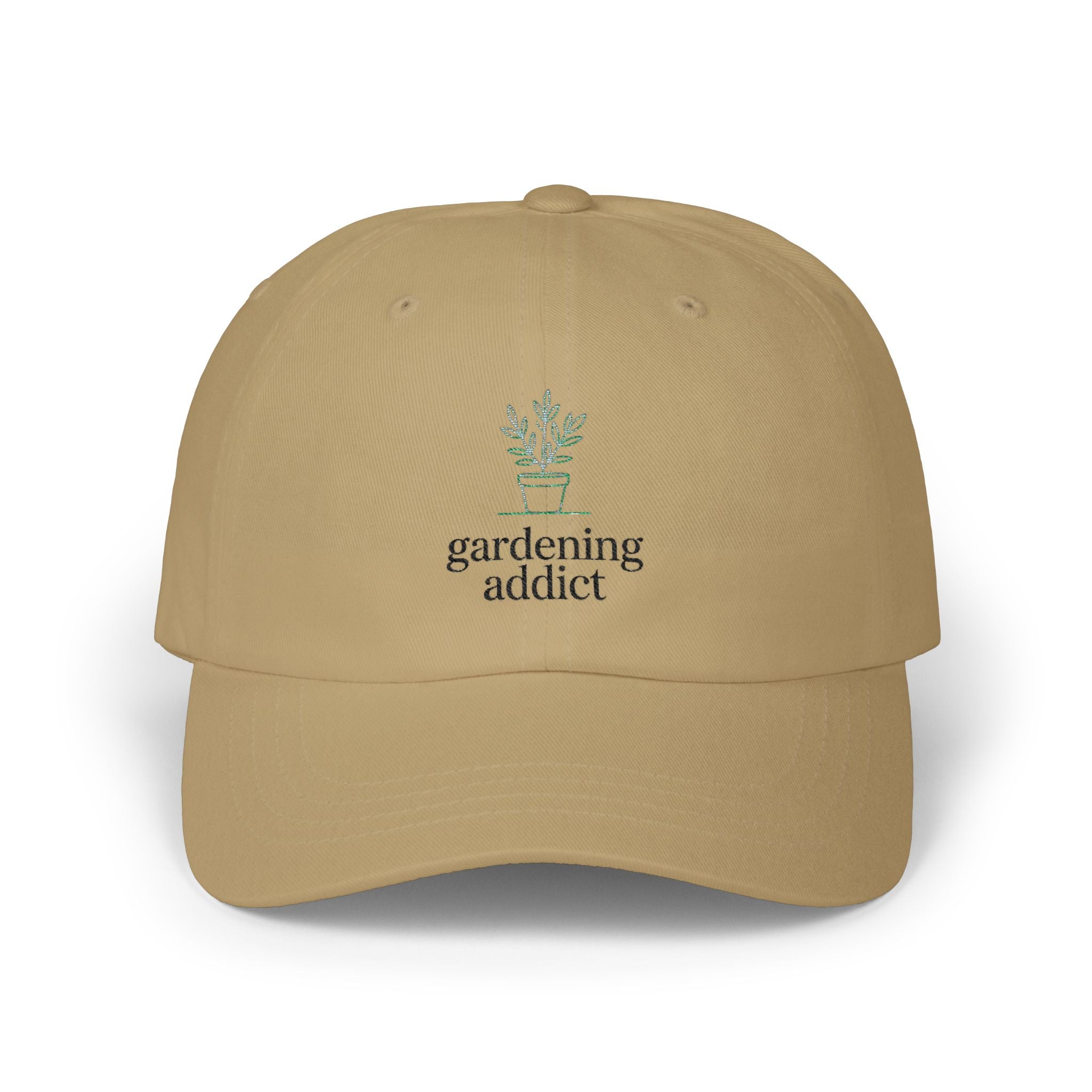Gardening Addict Cap — Embroidered Plant Pot Hat for Garden Lovers
