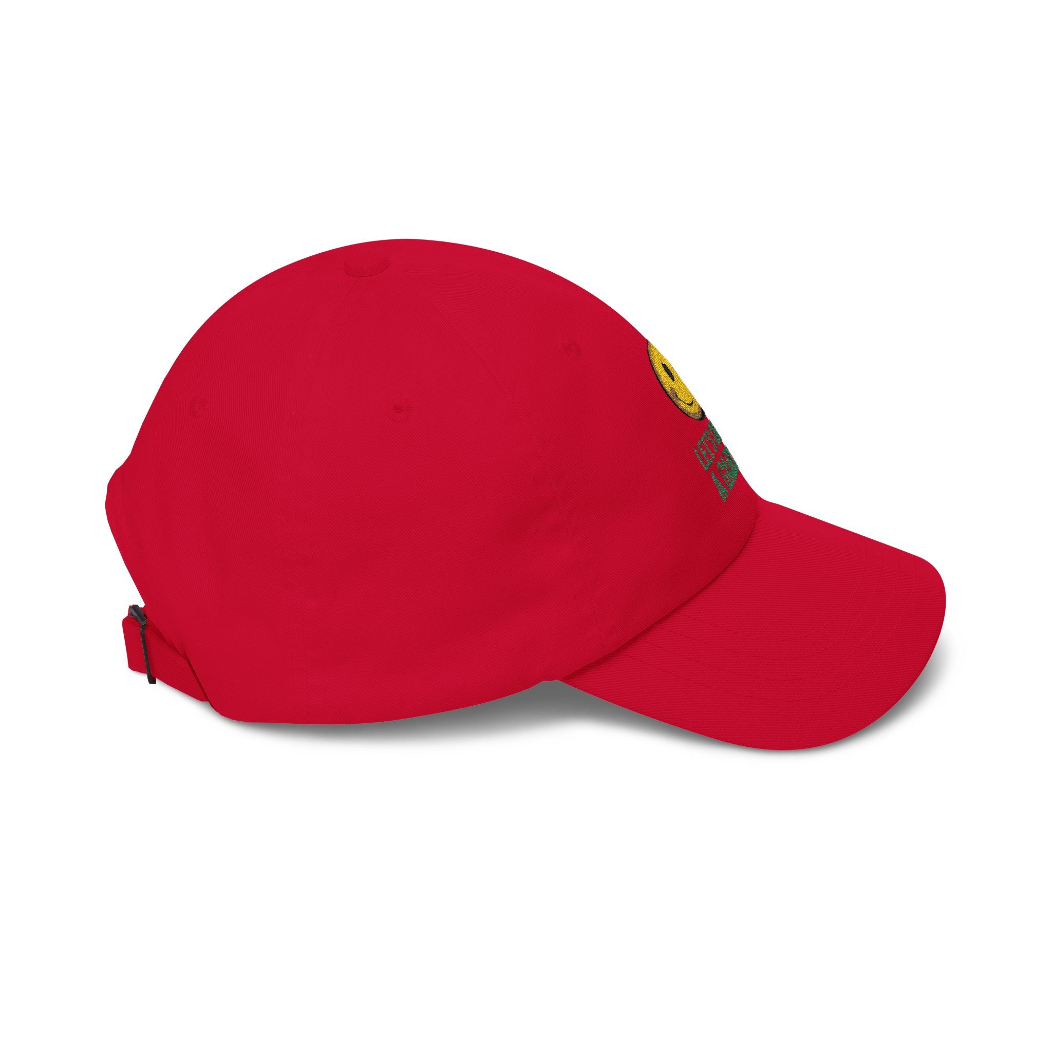 Dad Cap - 'Let’s Grow a Garden' Smiley Embroidered Hat