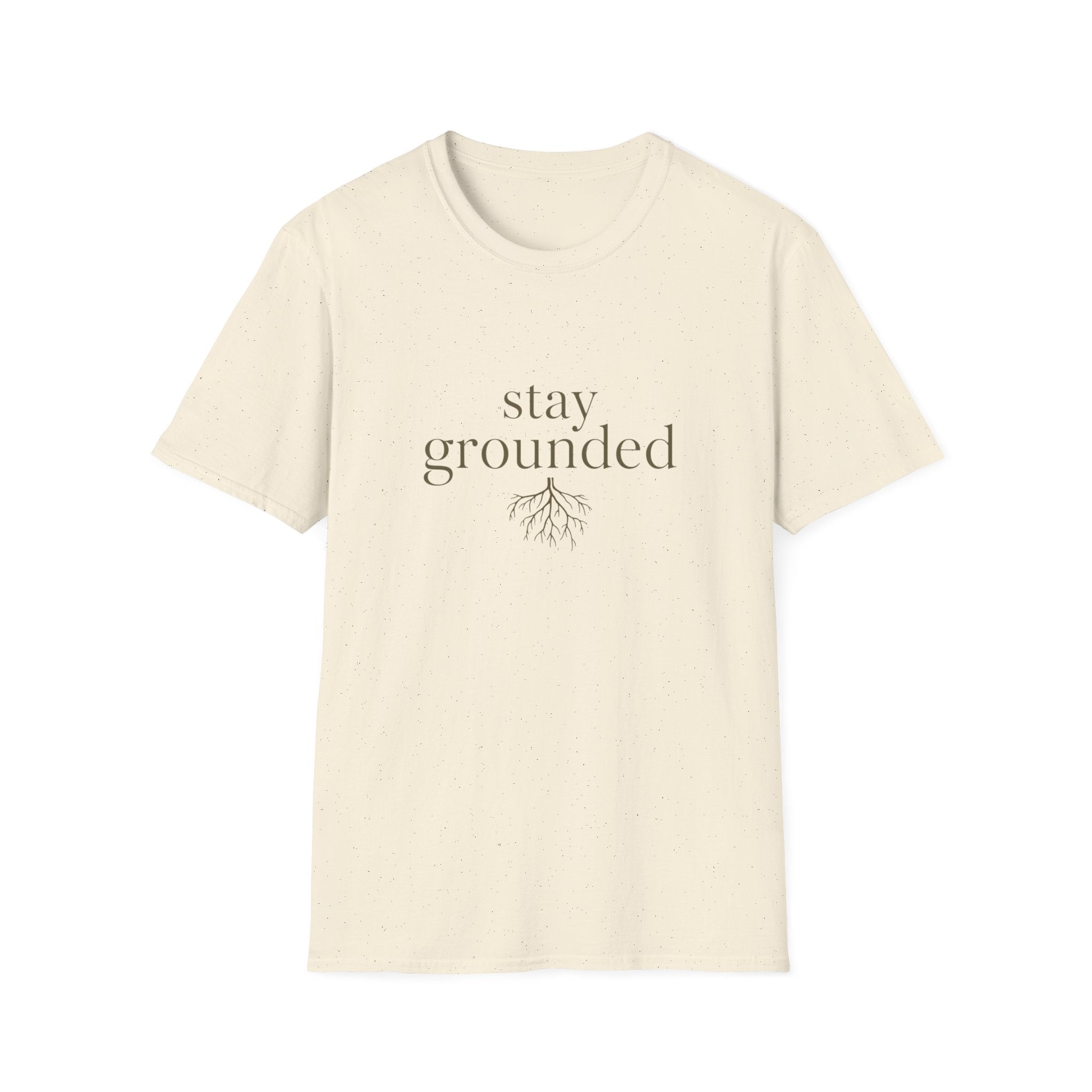 Stay Grounded Tee — Minimalist Rooted Graphic T-Shirt