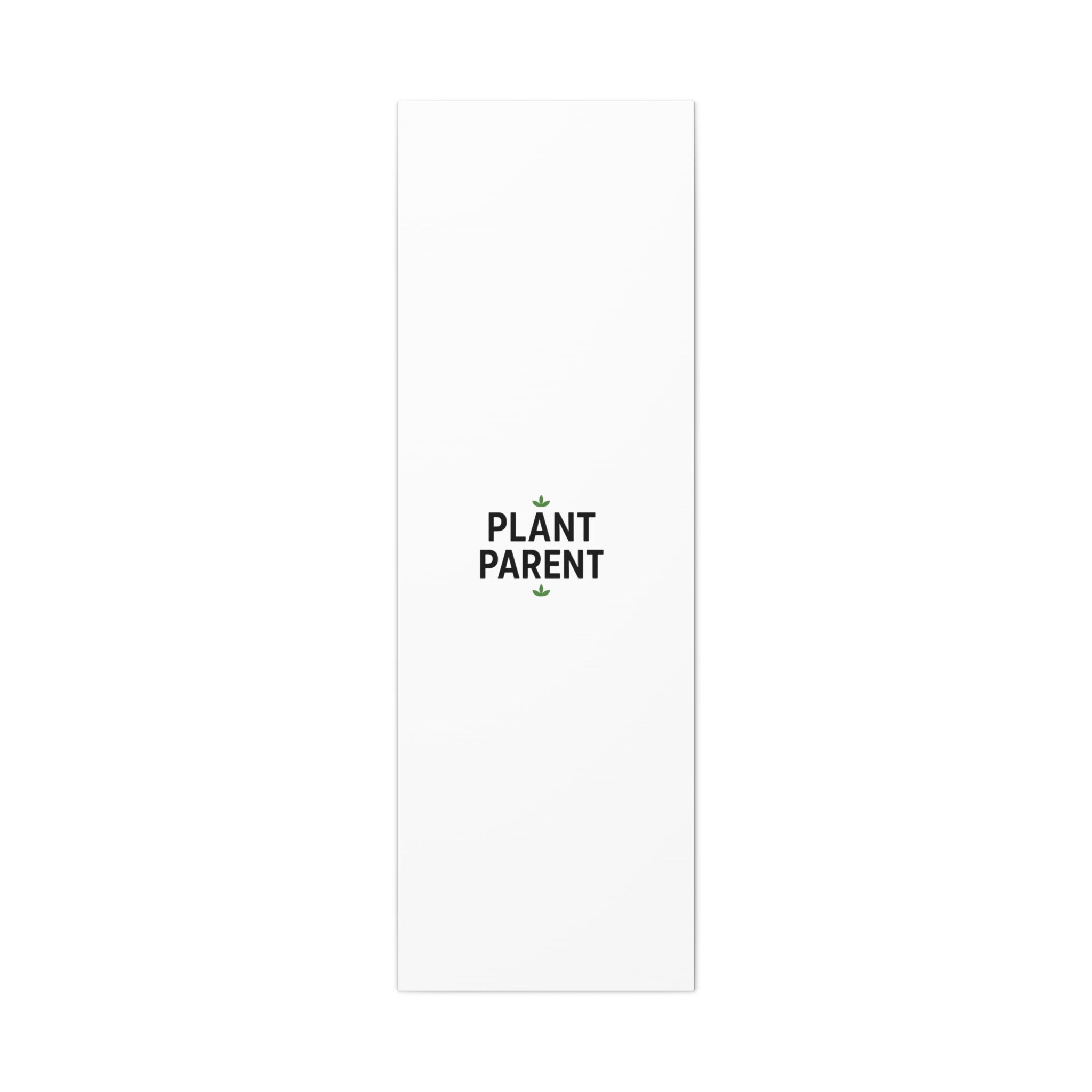 Plant Parent Canvas Wall Art — Minimalist Botanical Typography Print