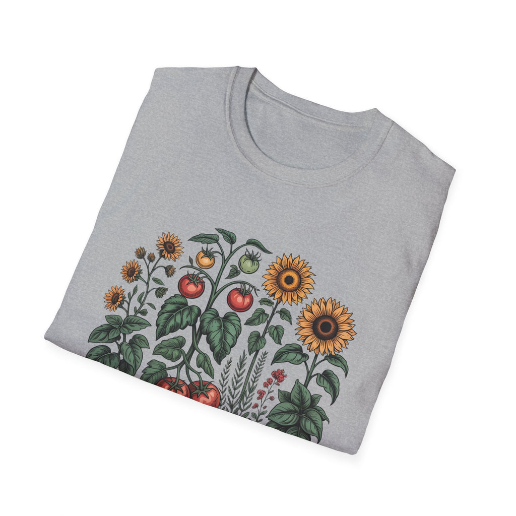 T-Shirt — Grow Your Own Magic Sunflower & Tomato Garden Tee