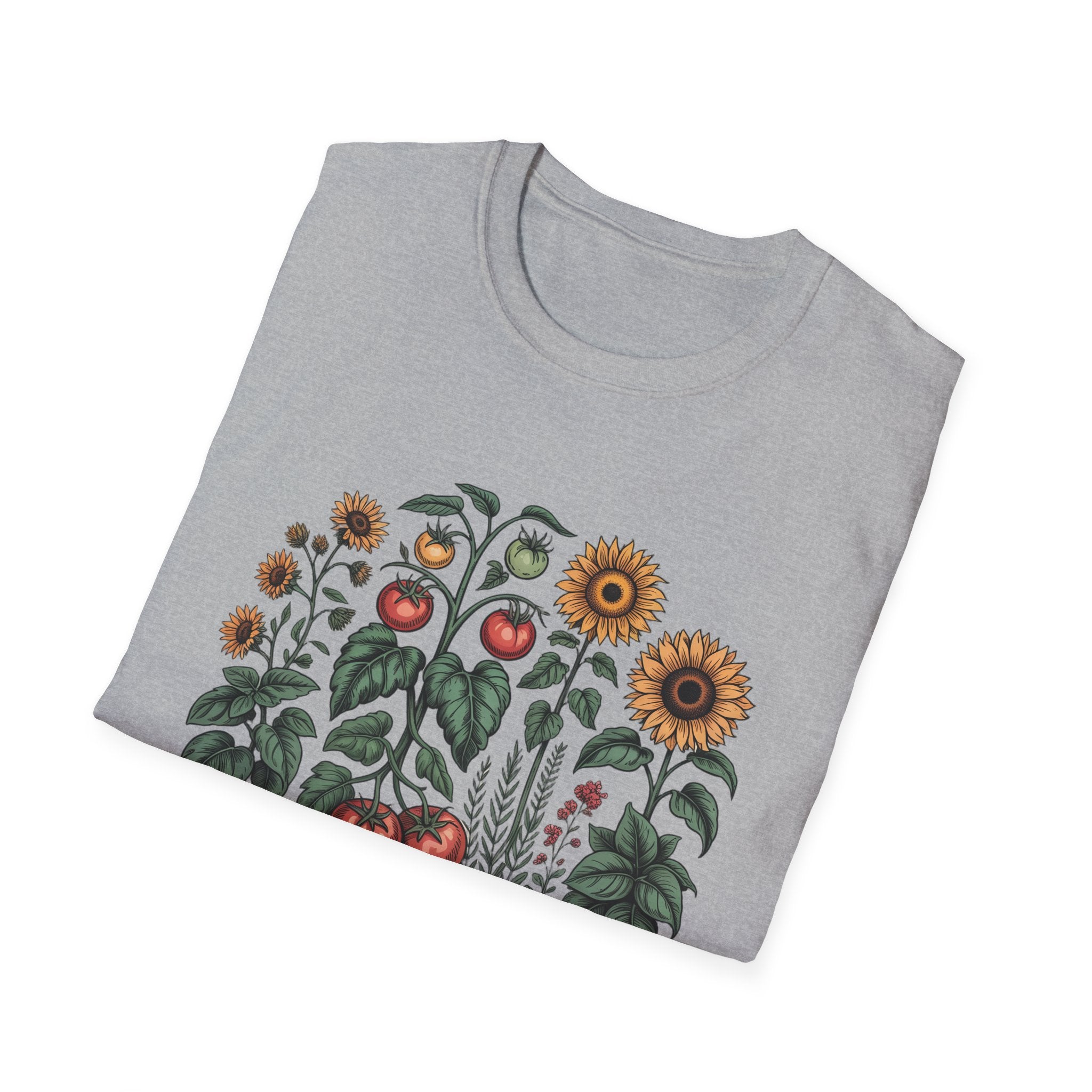 T-Shirt — Grow Your Own Magic Sunflower & Tomato Garden Tee
