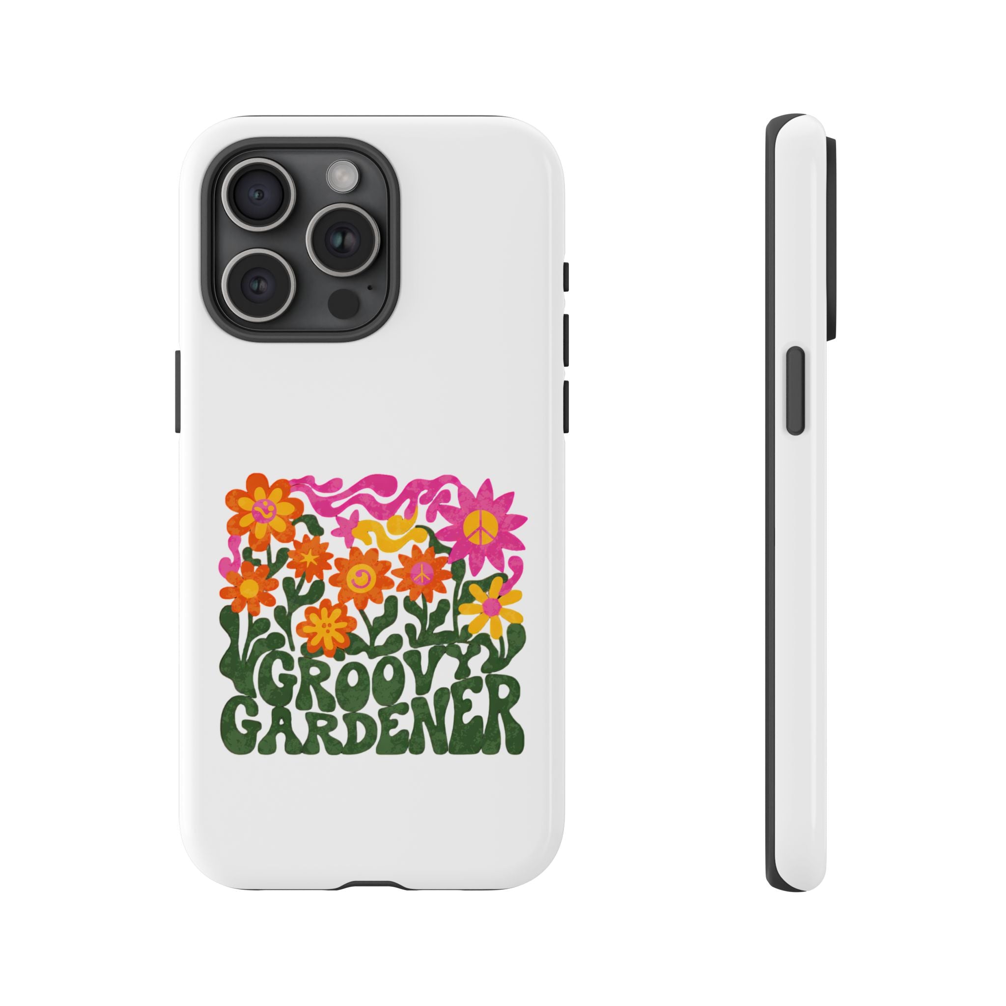 Groovy Gardener Phone Case - Retro Floral iPhone Cover