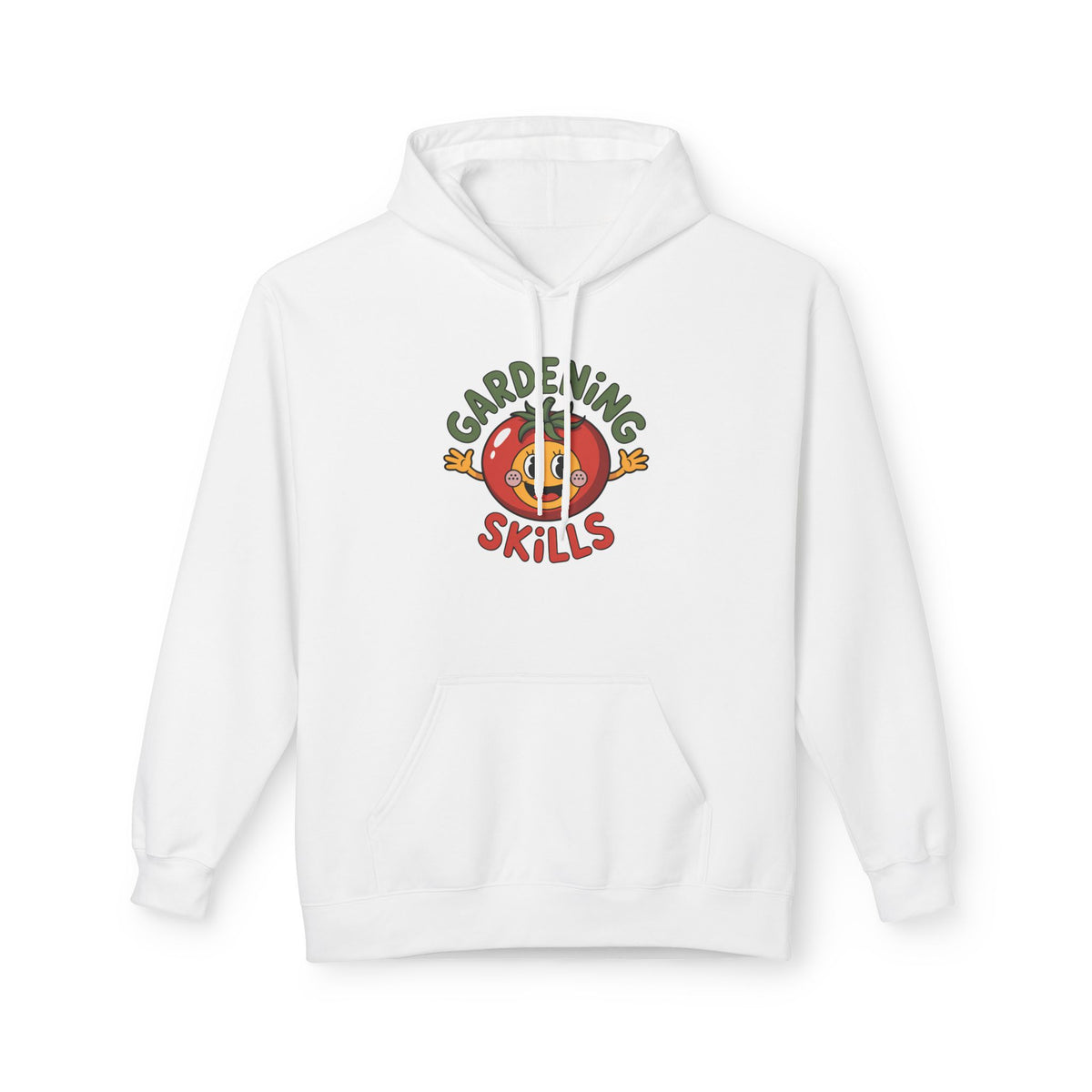 Gardening Skills Hoodie — Cute Tomato Illustration Gardeners Gift