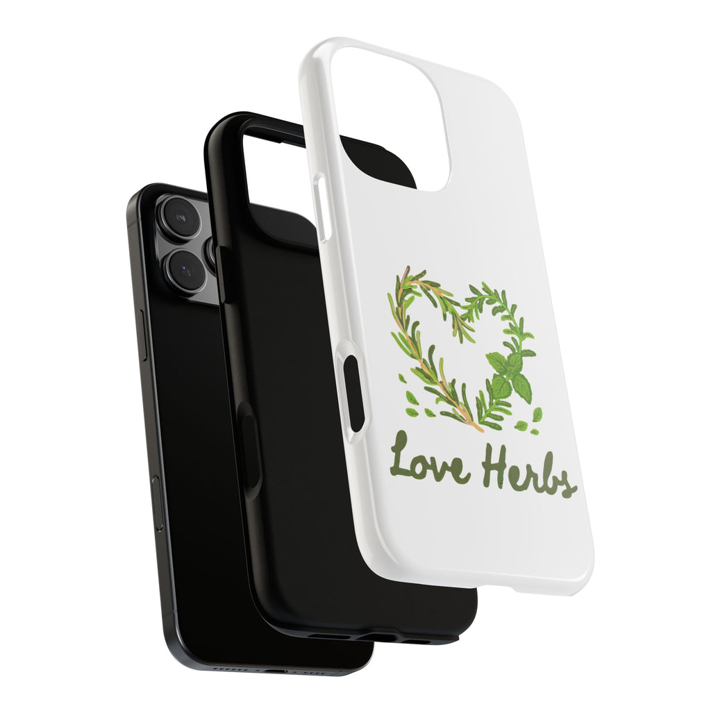 Herb Heart Phone Case - "Love Herbs" Botanical iPhone Cover