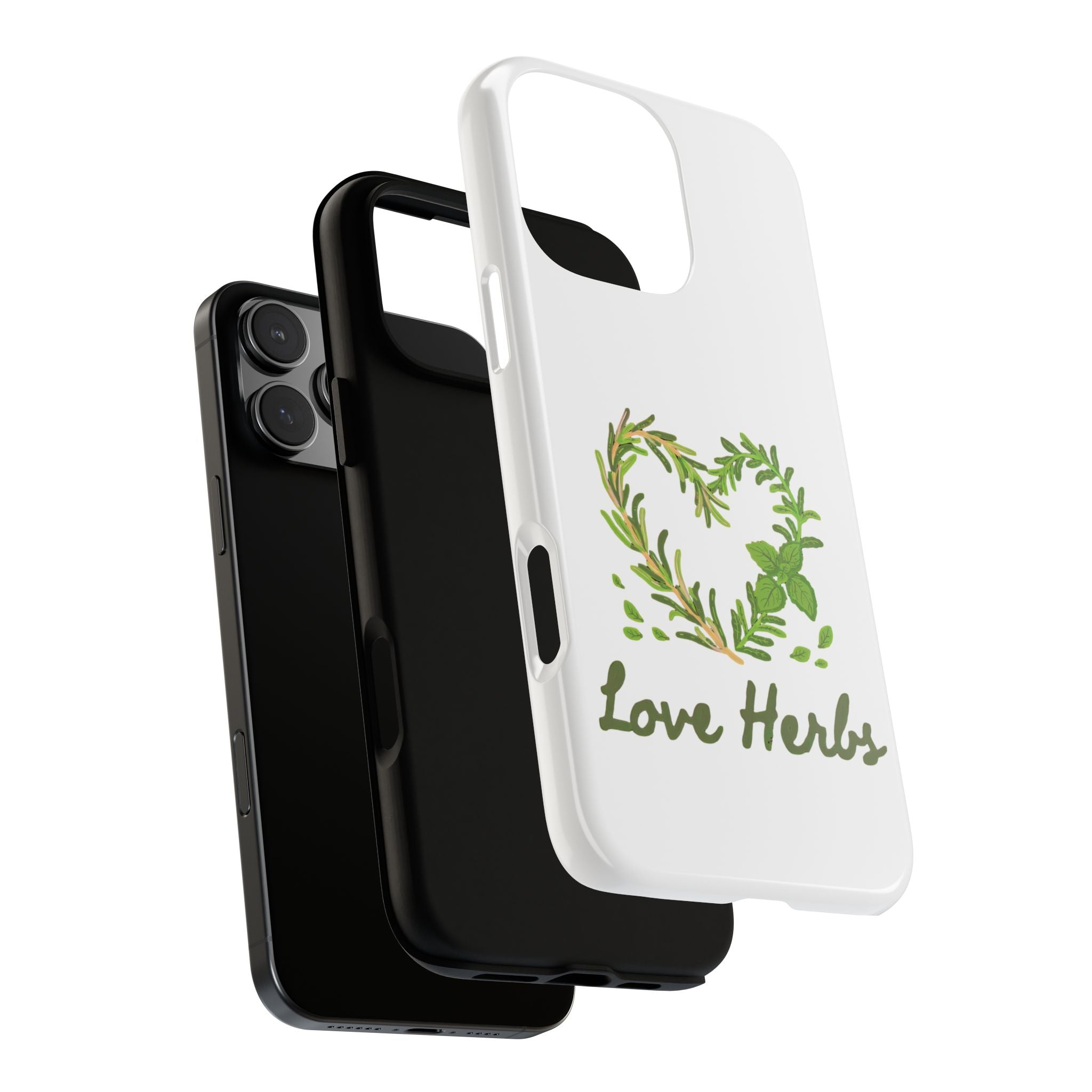 Herb Heart Phone Case - "Love Herbs" Botanical iPhone Cover