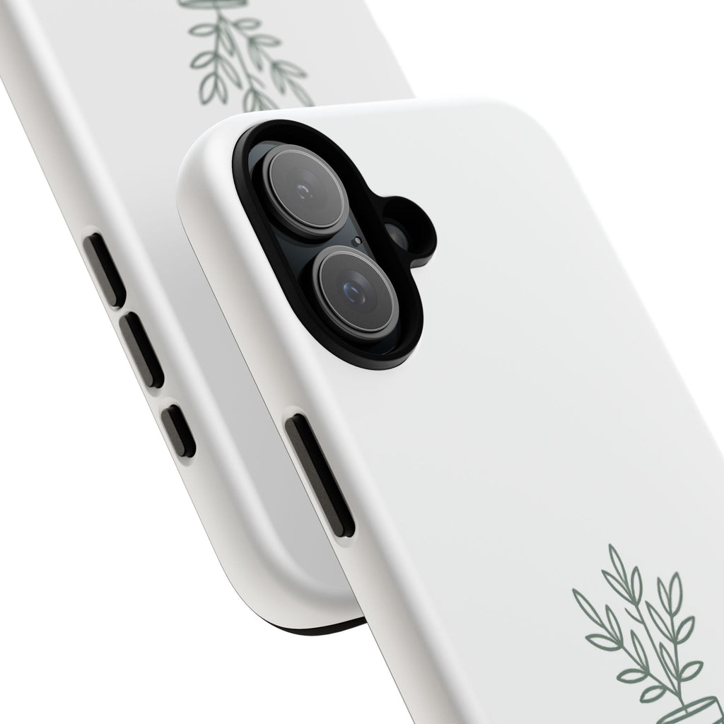Phone Case — 'gardening addict' Minimal Plant Design