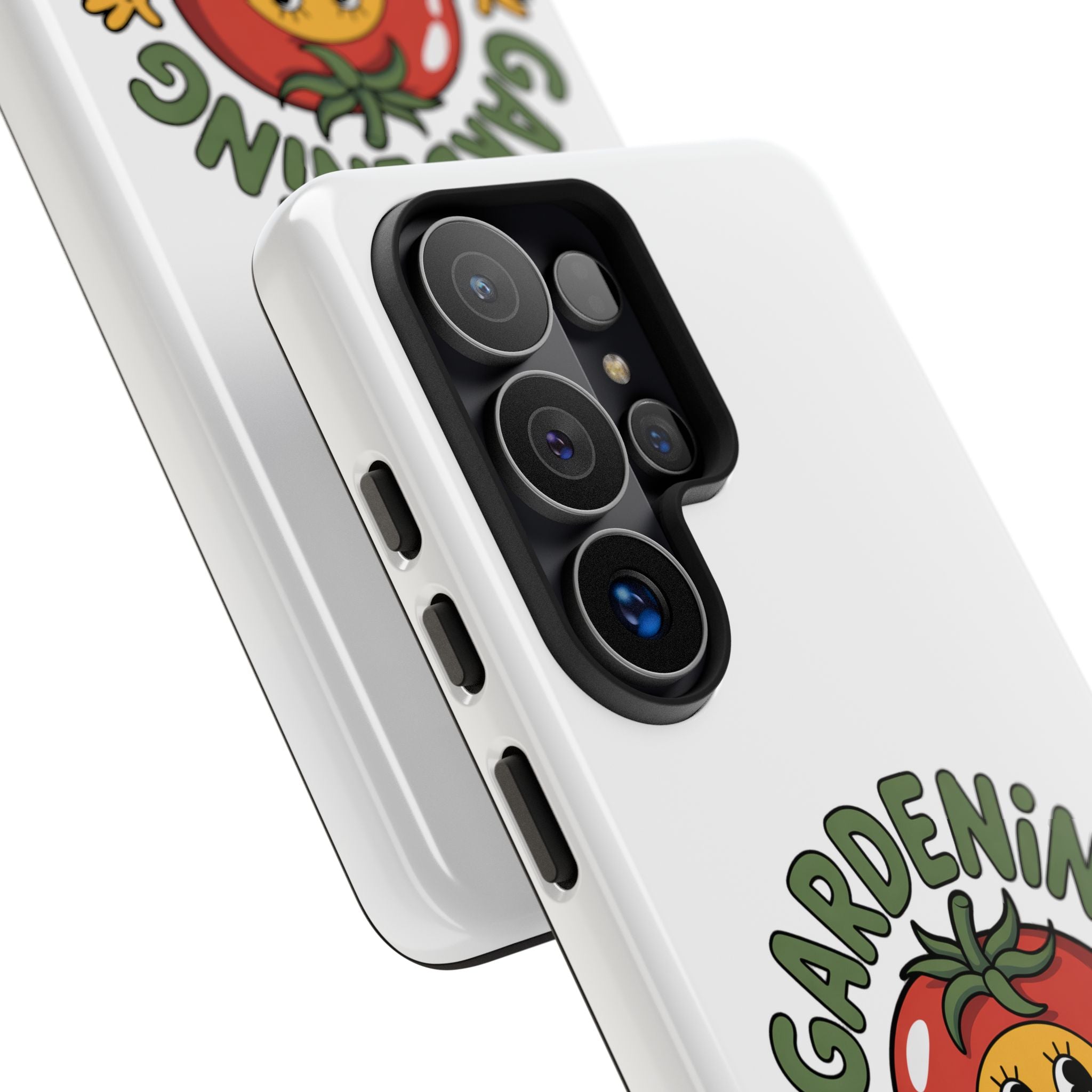 Gardening Skills Phone Case — Cute Tomato Plant Lover Protective Cover