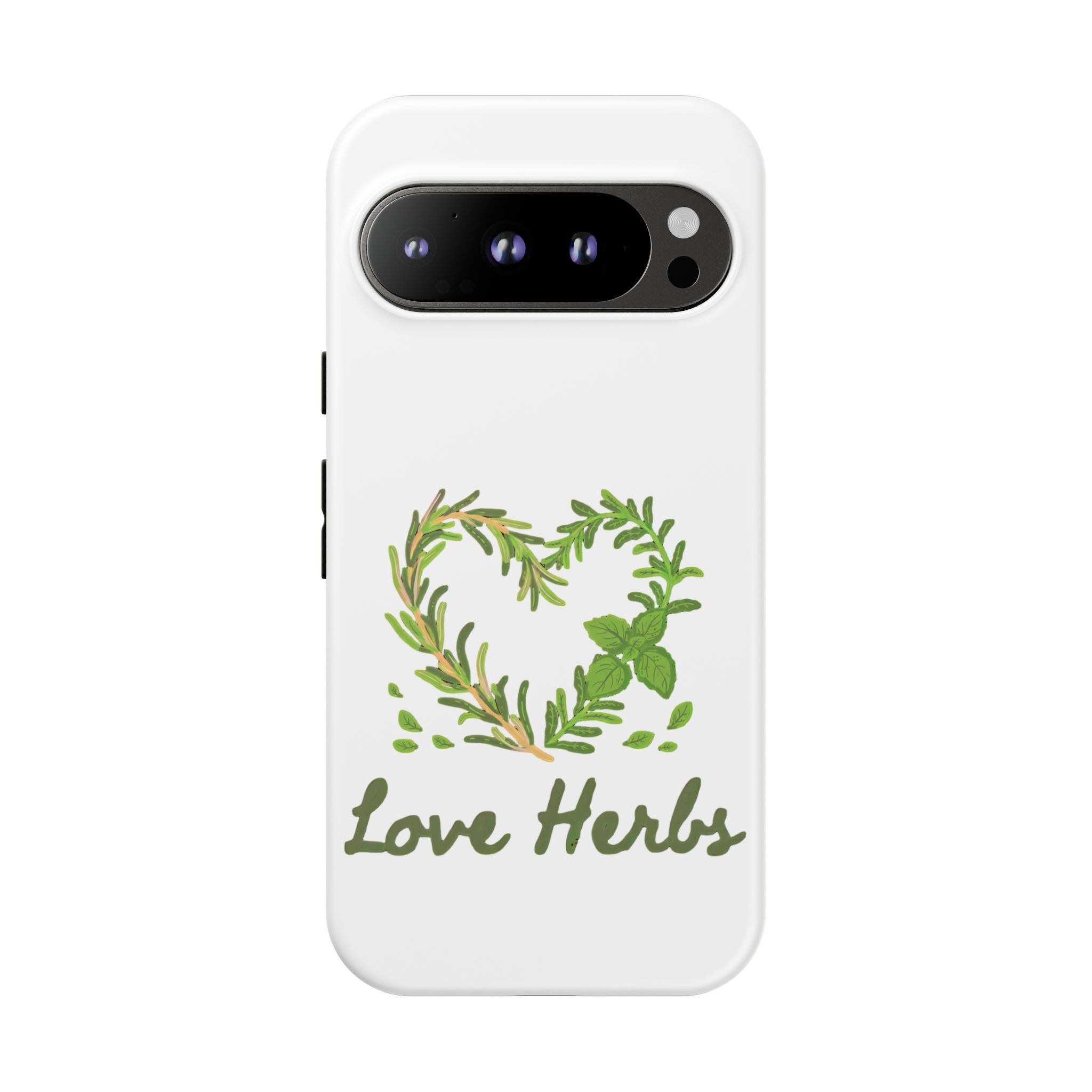 Herb Heart Phone Case - "Love Herbs" Botanical iPhone Cover
