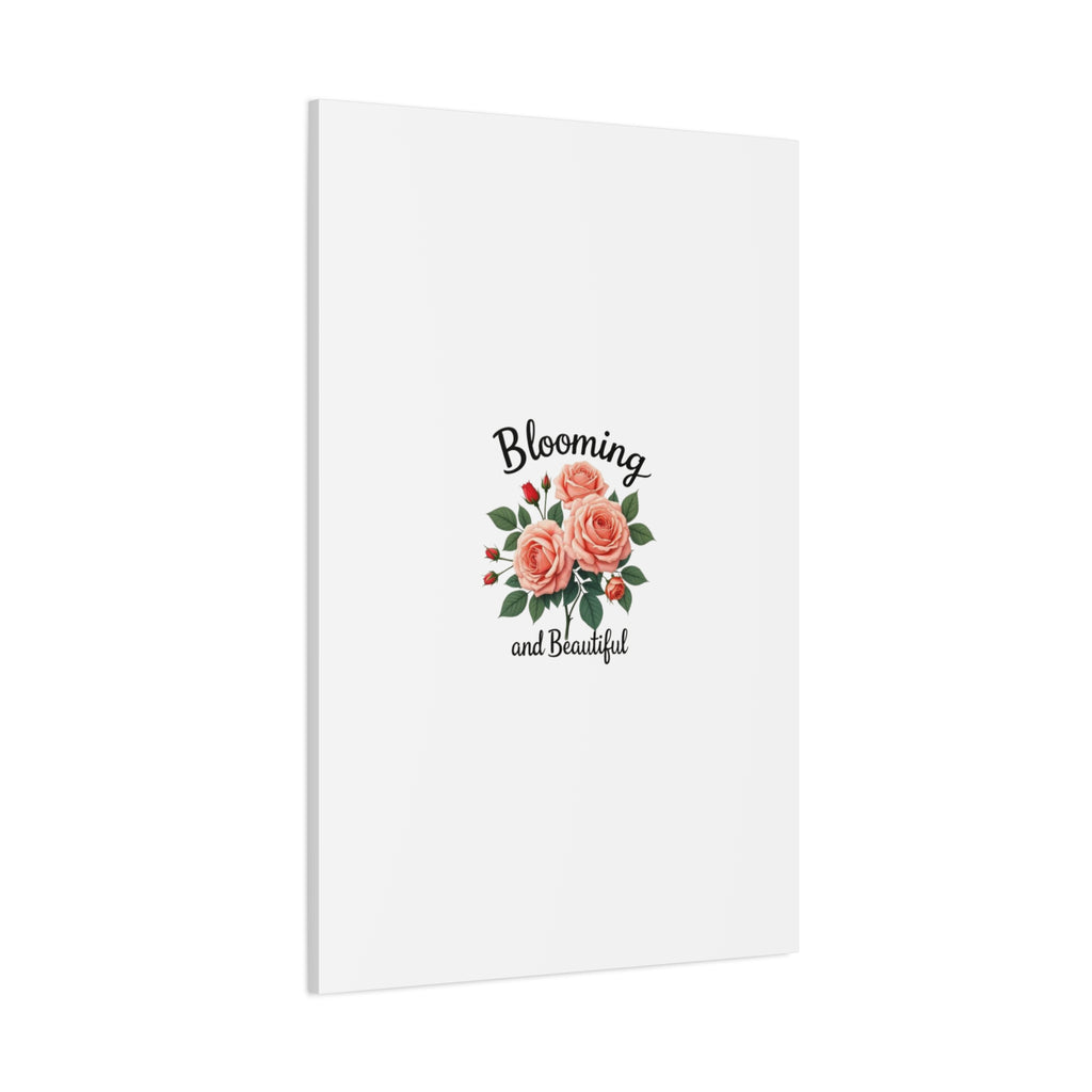 Blooming and Beautiful Rose Bouquet Canvas Wall Art