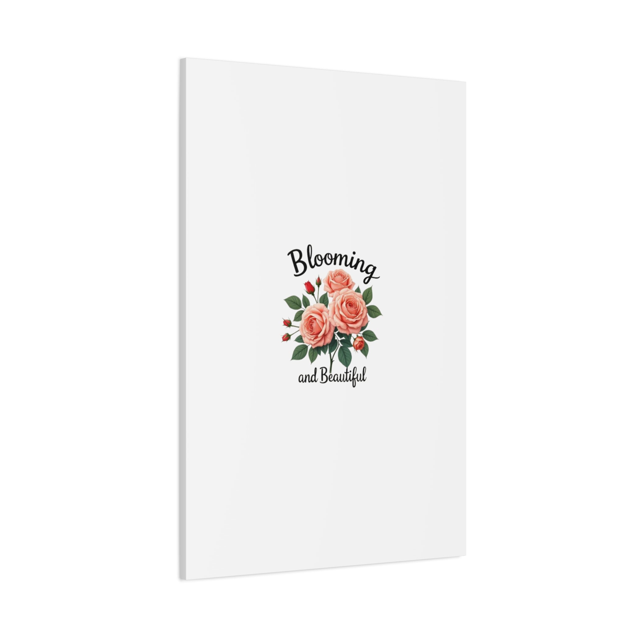 Blooming and Beautiful Rose Bouquet Canvas Wall Art