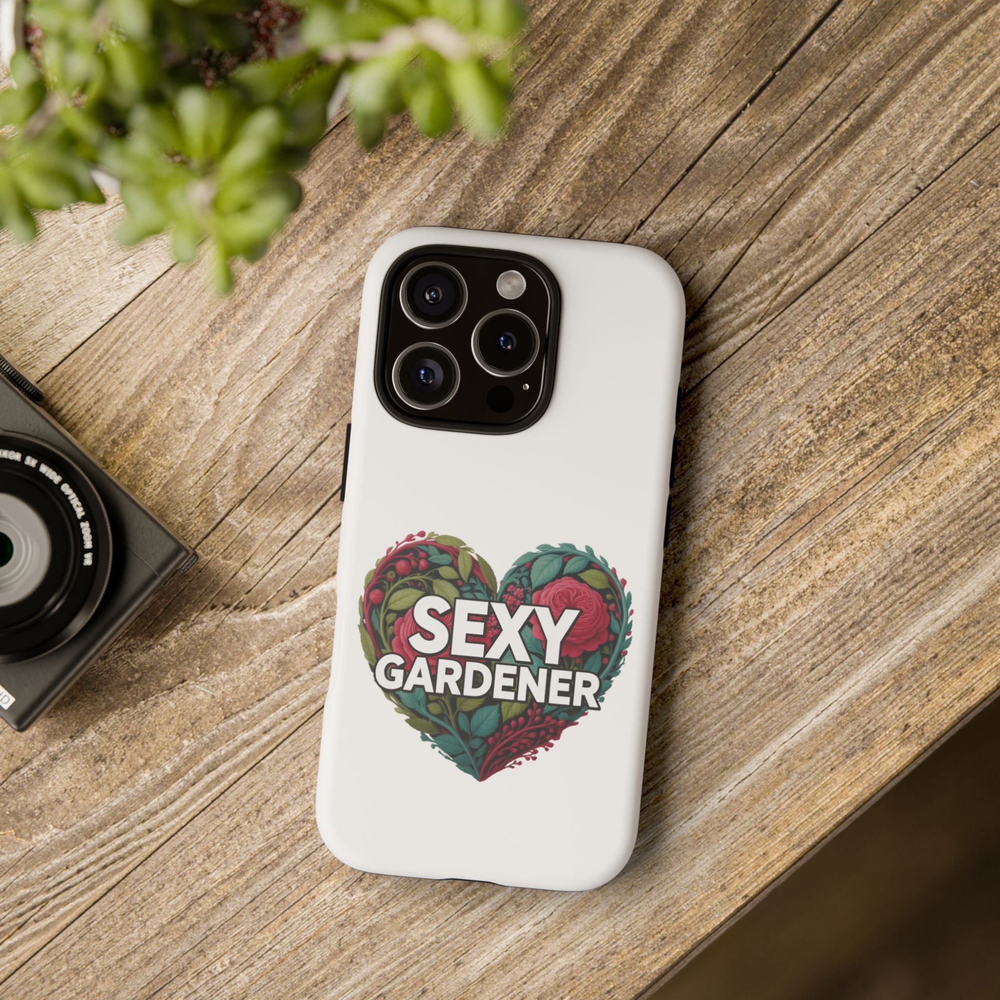 Sexy Gardener Phone Case — Floral Heart Garden Lover Tough Case