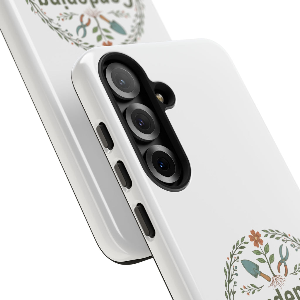 Phone Case — Gardening Addict "Plant • Grow • Repeat" Floral Garden Phone Cover
