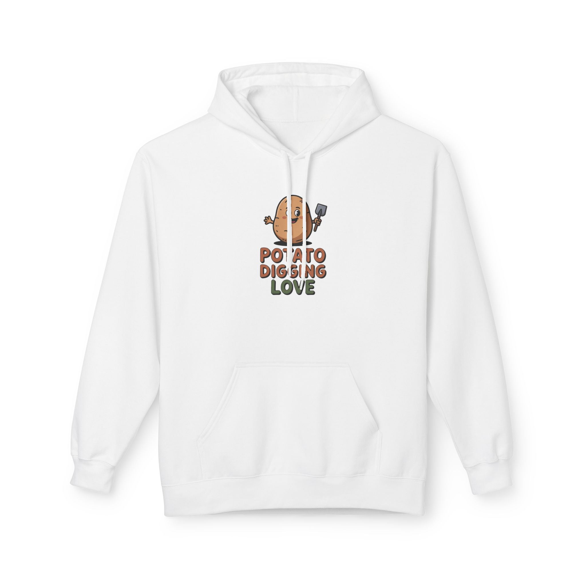 Potato Digging Love Hoodie — Cute Gardener Veggie Graphic Sweatshirt