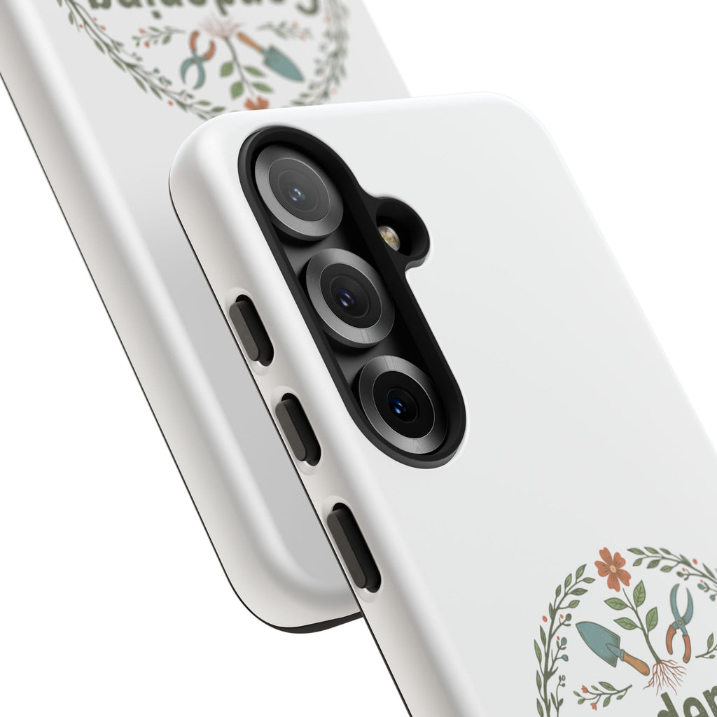 Phone Case — Gardening Addict "Plant • Grow • Repeat" Floral Garden Phone Cover