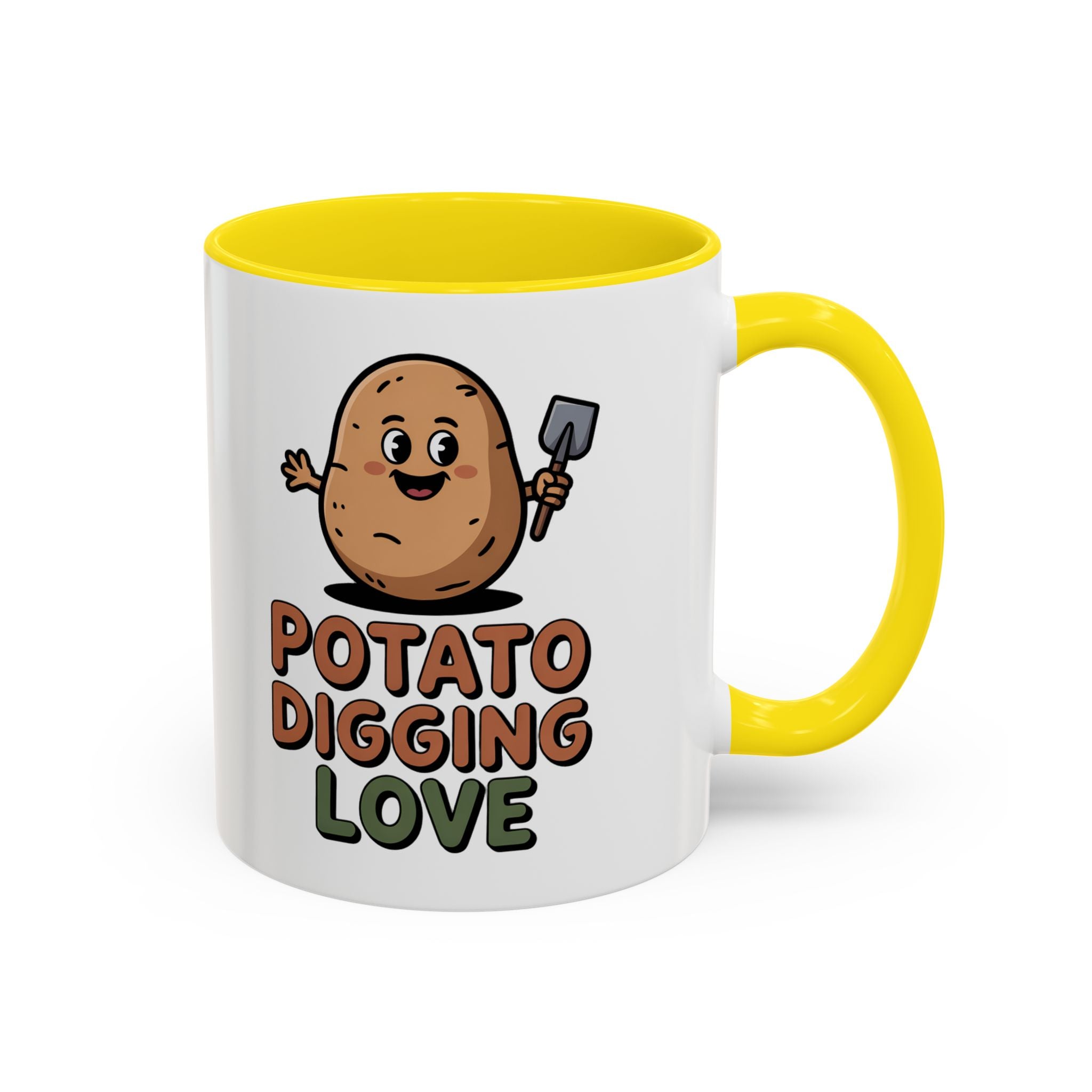 Potato Digging Love Coffee Mug — Cute Gardening Mug (11/15oz)