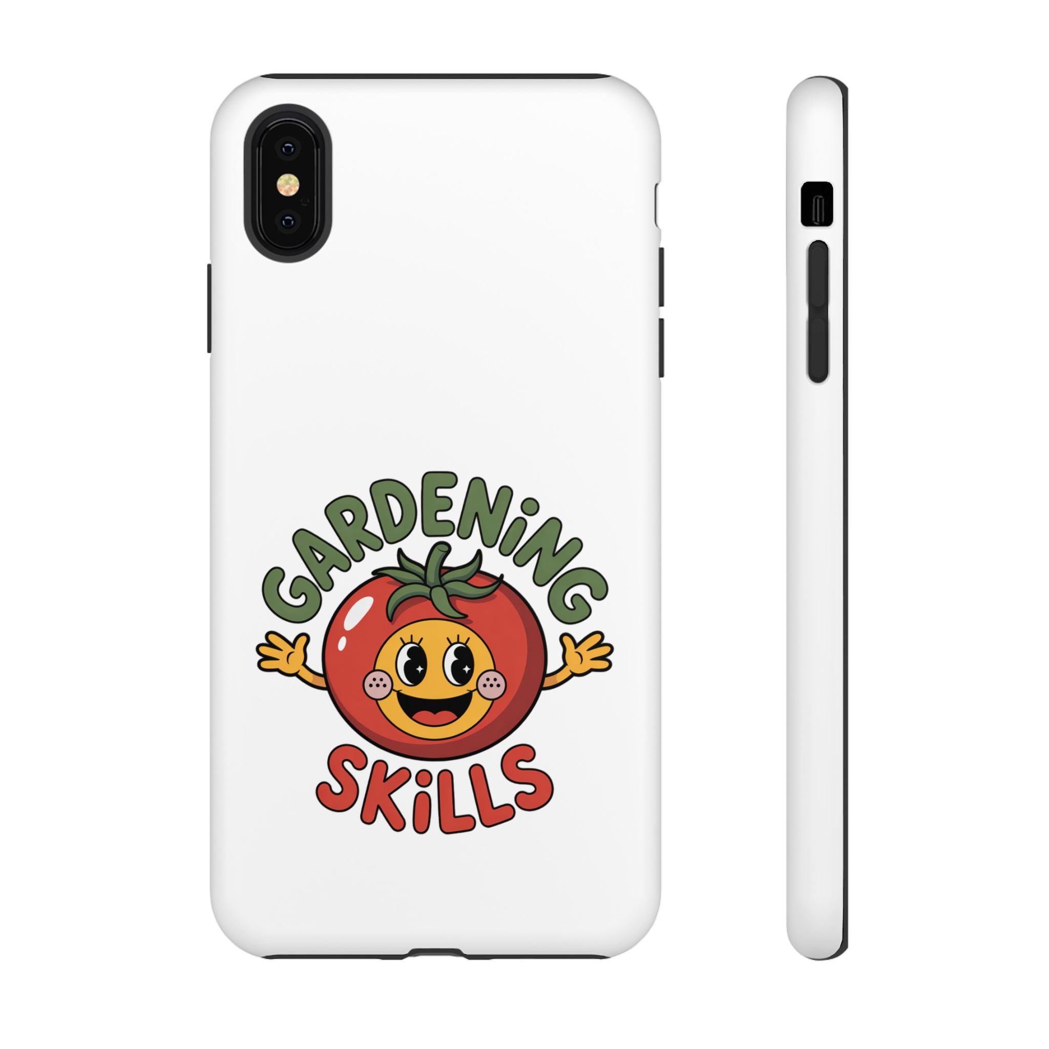 Gardening Skills Phone Case — Cute Tomato Plant Lover Protective Cover