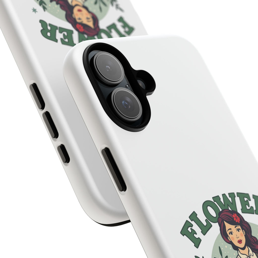 Phone Case - 'Flower Power' Retro Gardener Floral Protective Case