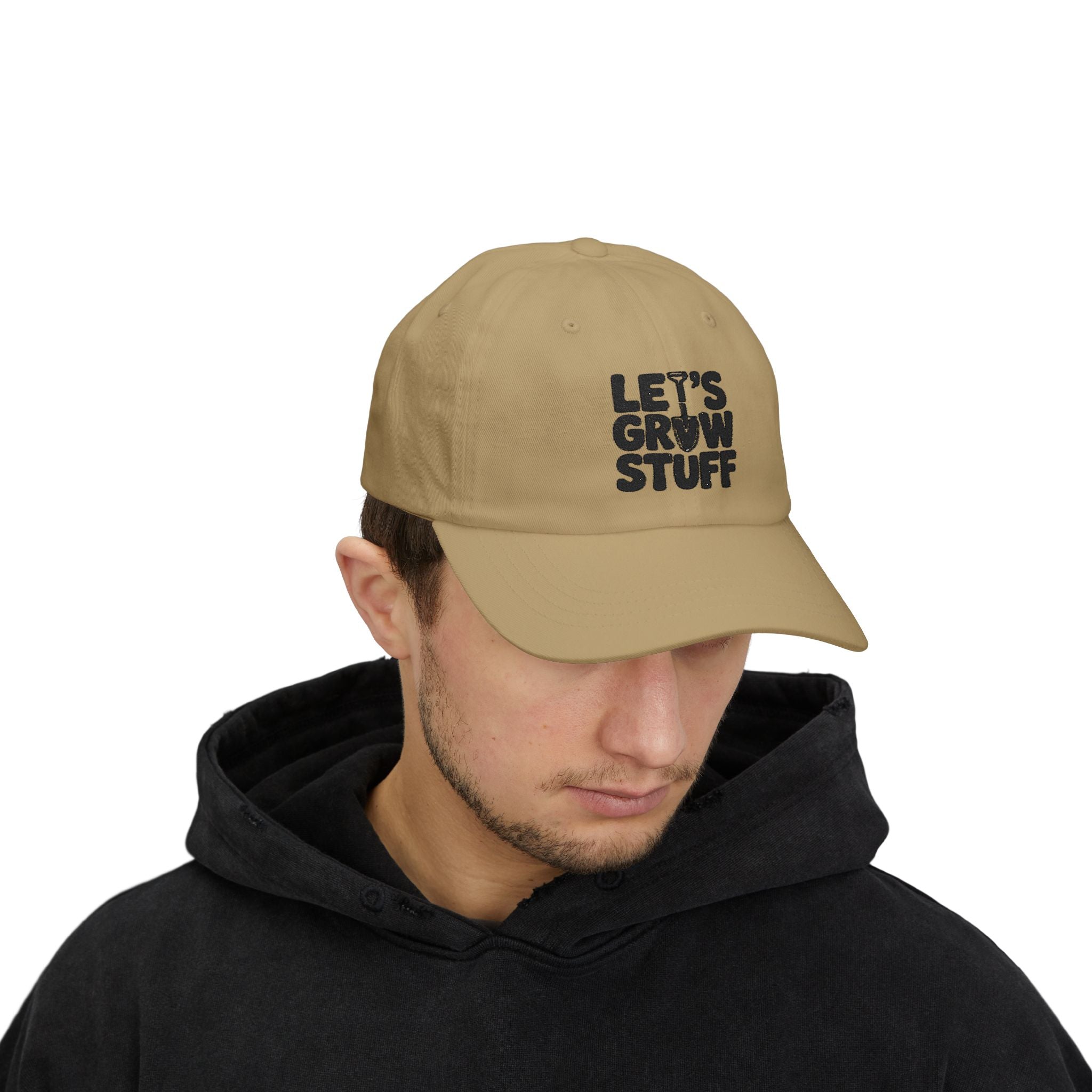 Let's Grow Stuff Dad Cap — Gardening Hat for Plant Lovers