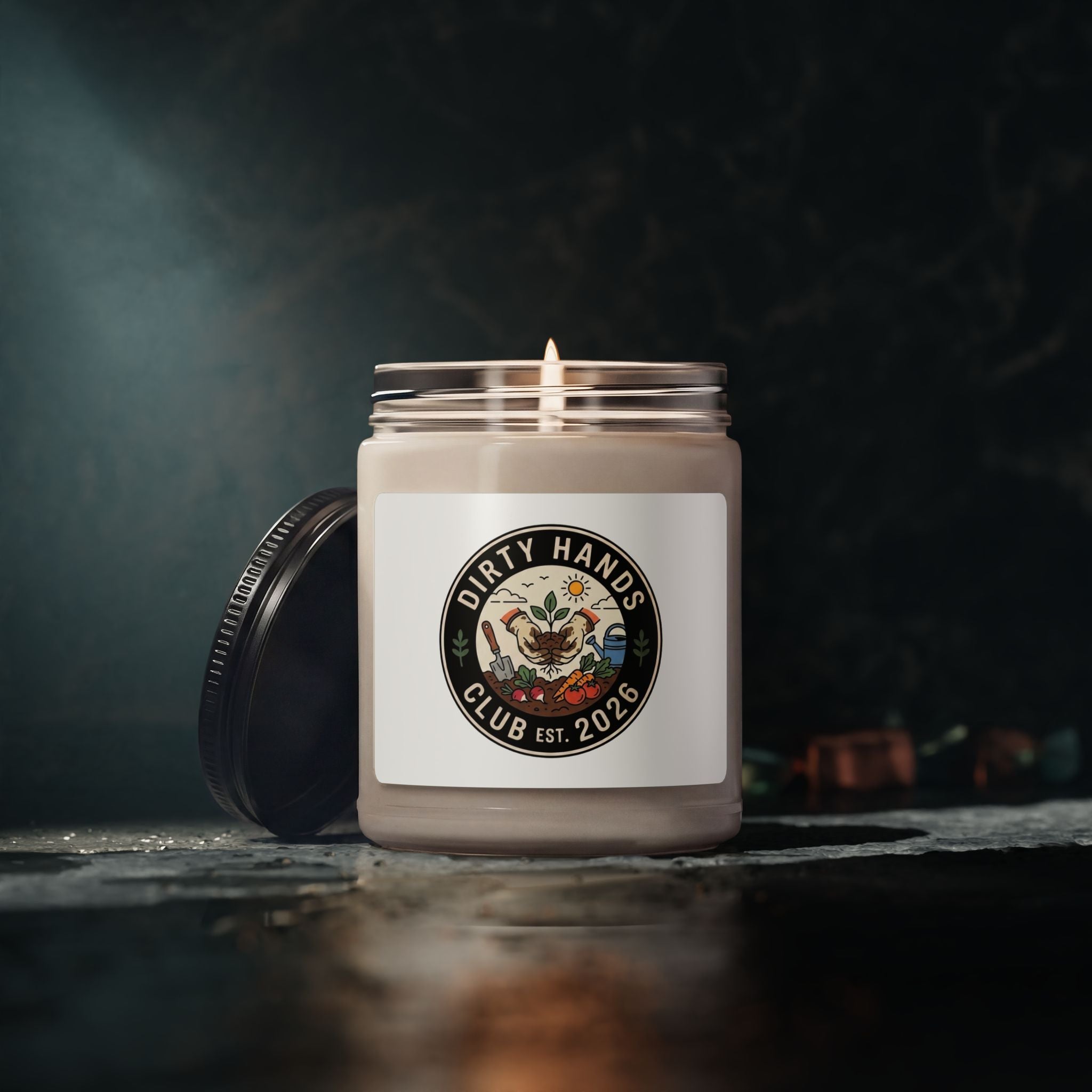 Dirty Hands Club Scented Soy Candle — 9oz Gardeners’ Candle (Est. 2026)