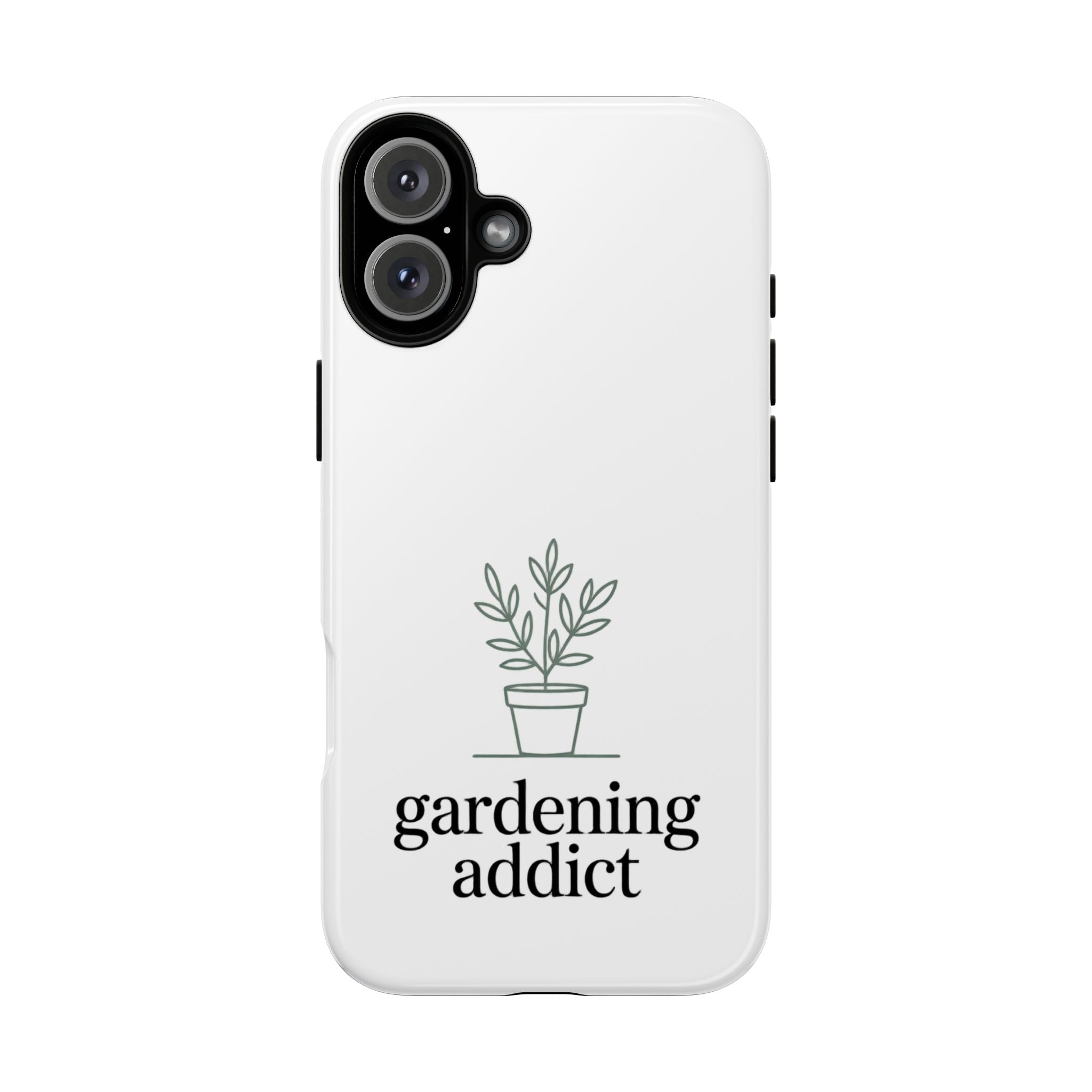 Phone Case — 'gardening addict' Minimal Plant Design