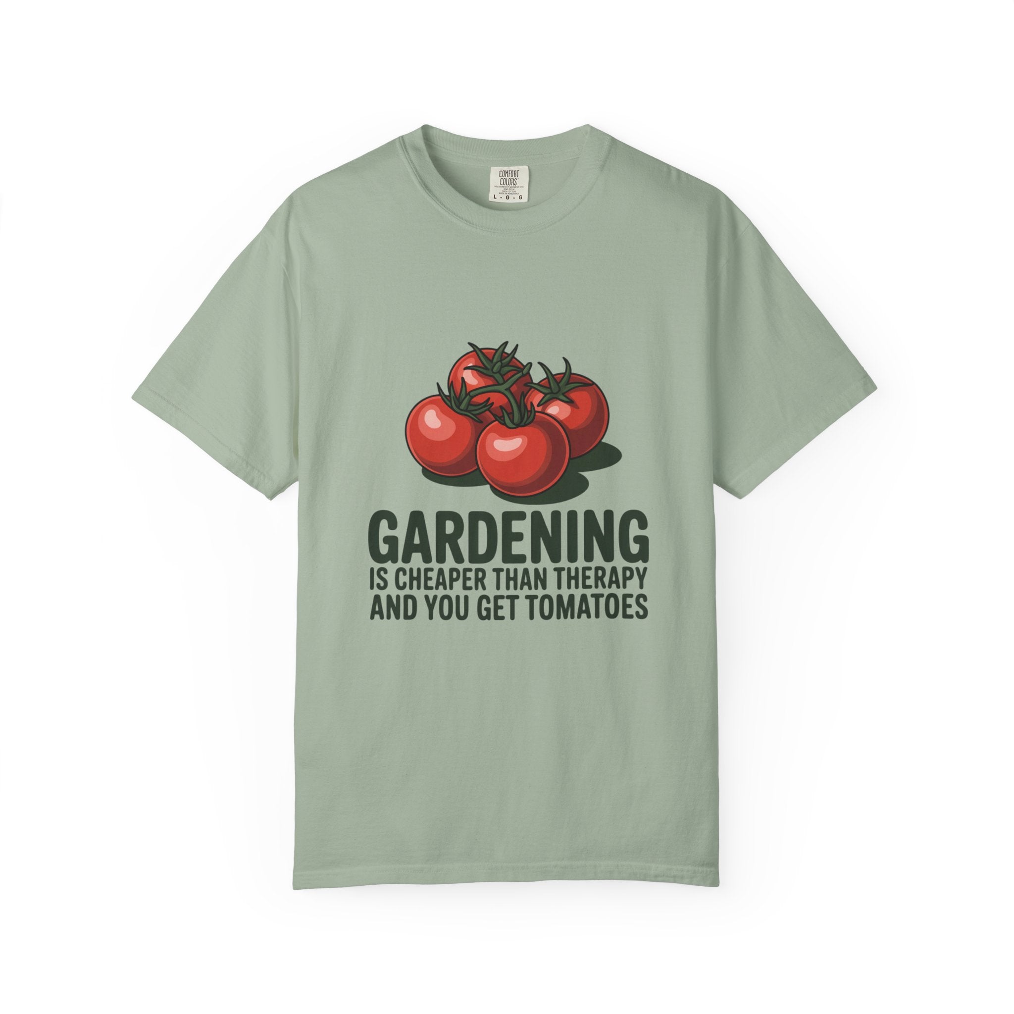 Gardening Is Cheaper Than Therapy T-Shirt – Funny Tomato Gardeners Tee
