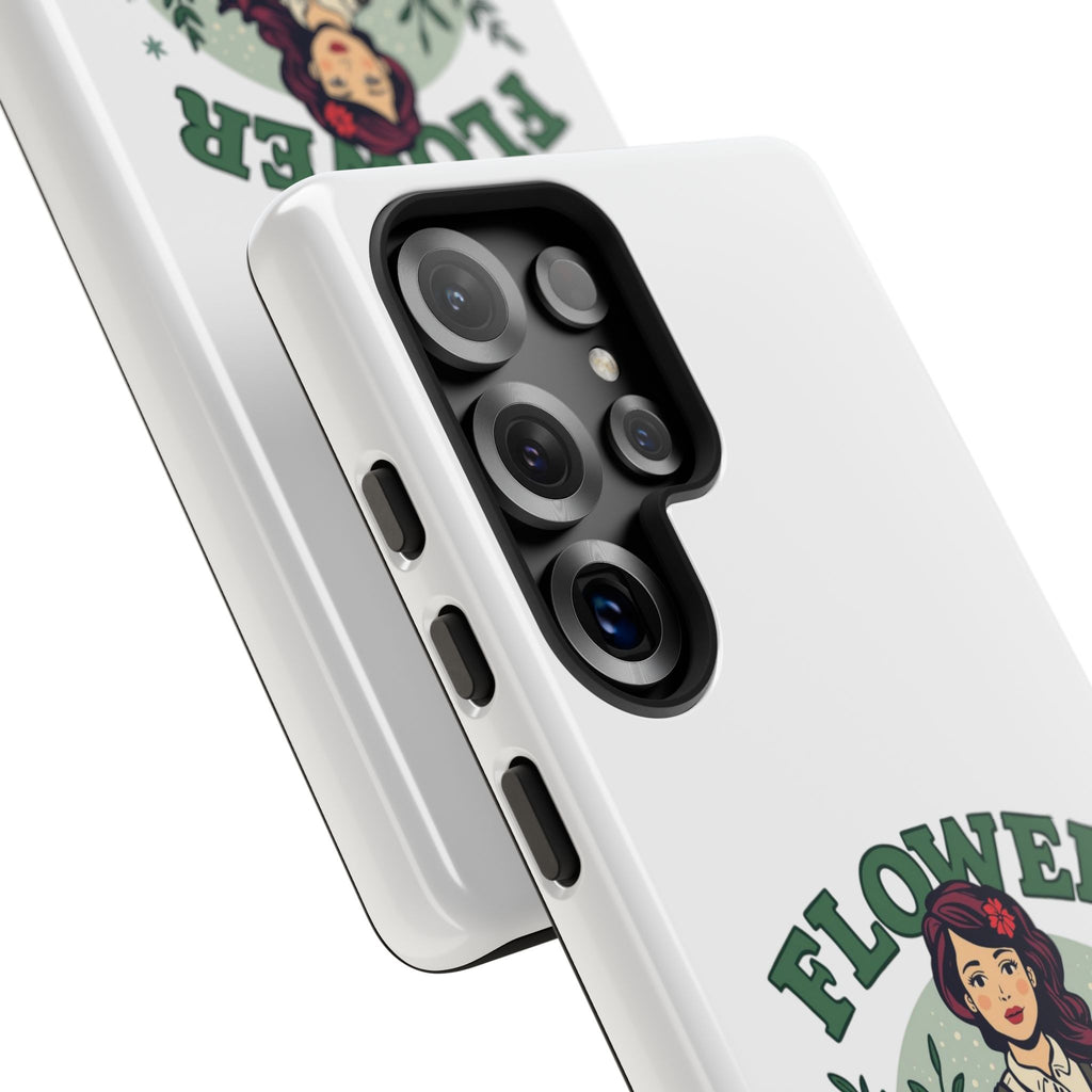 Phone Case - 'Flower Power' Retro Gardener Floral Protective Case