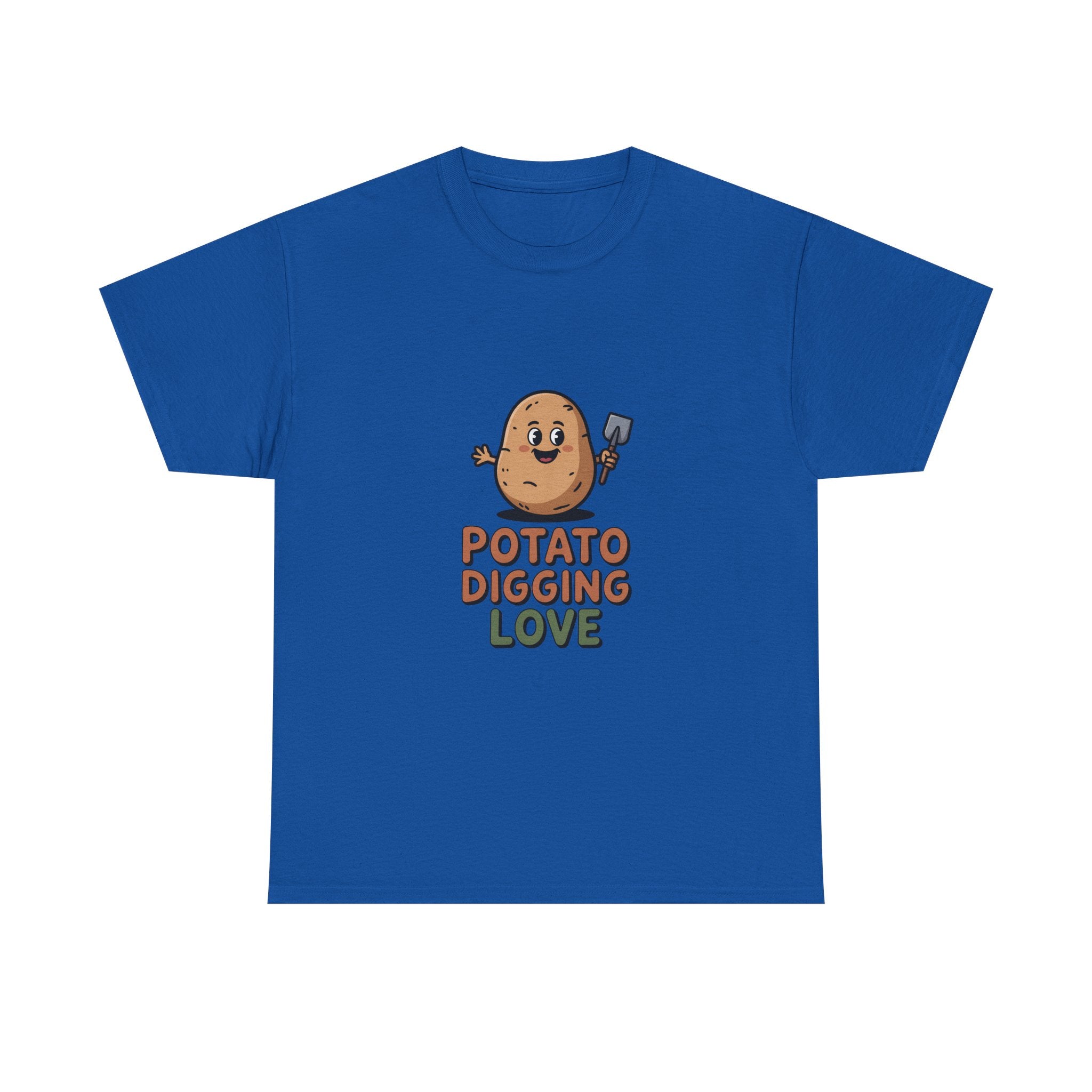 T-Shirt — "Potato Digging Love" Cute Gardening Veggie Tee