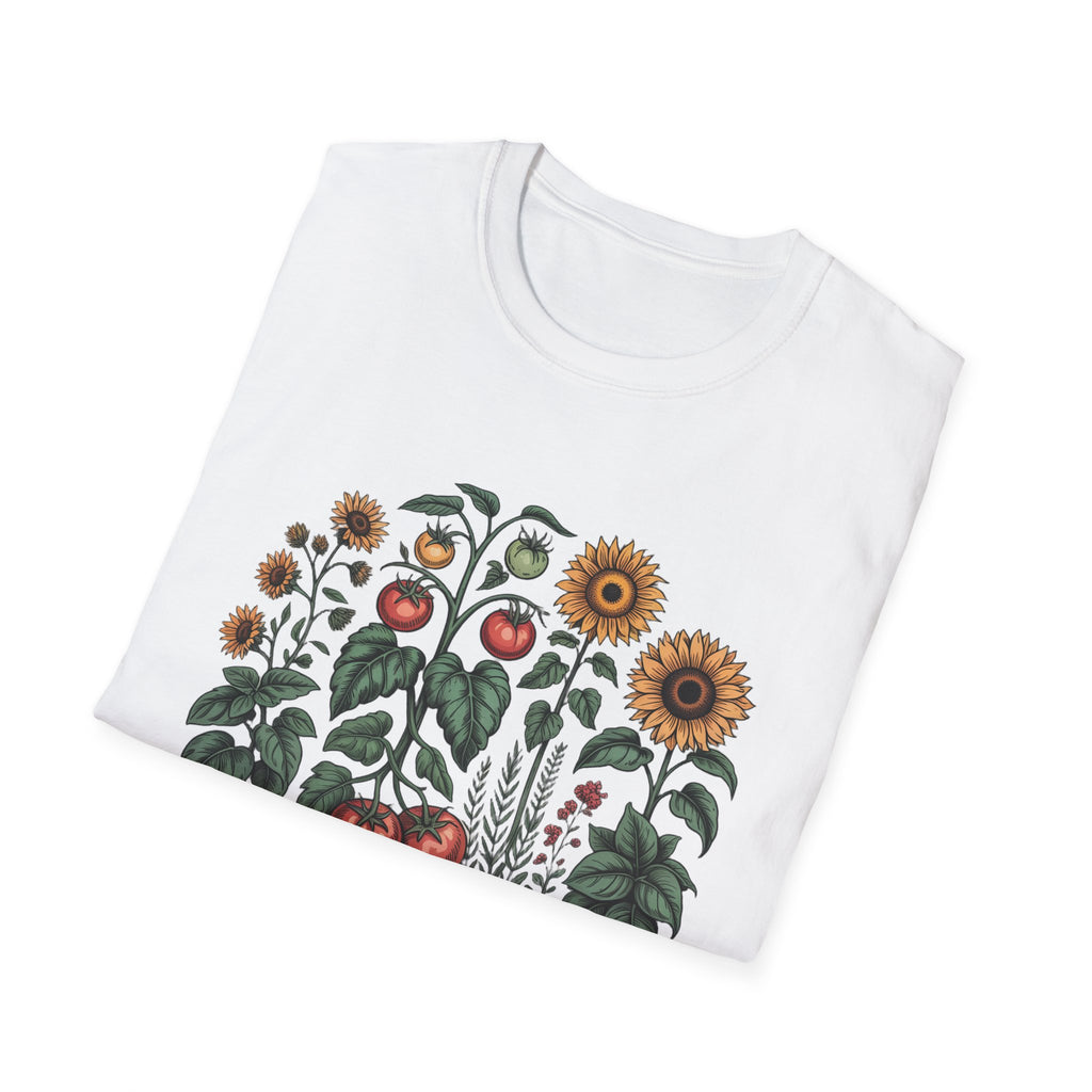 T-Shirt — Grow Your Own Magic Sunflower & Tomato Garden Tee