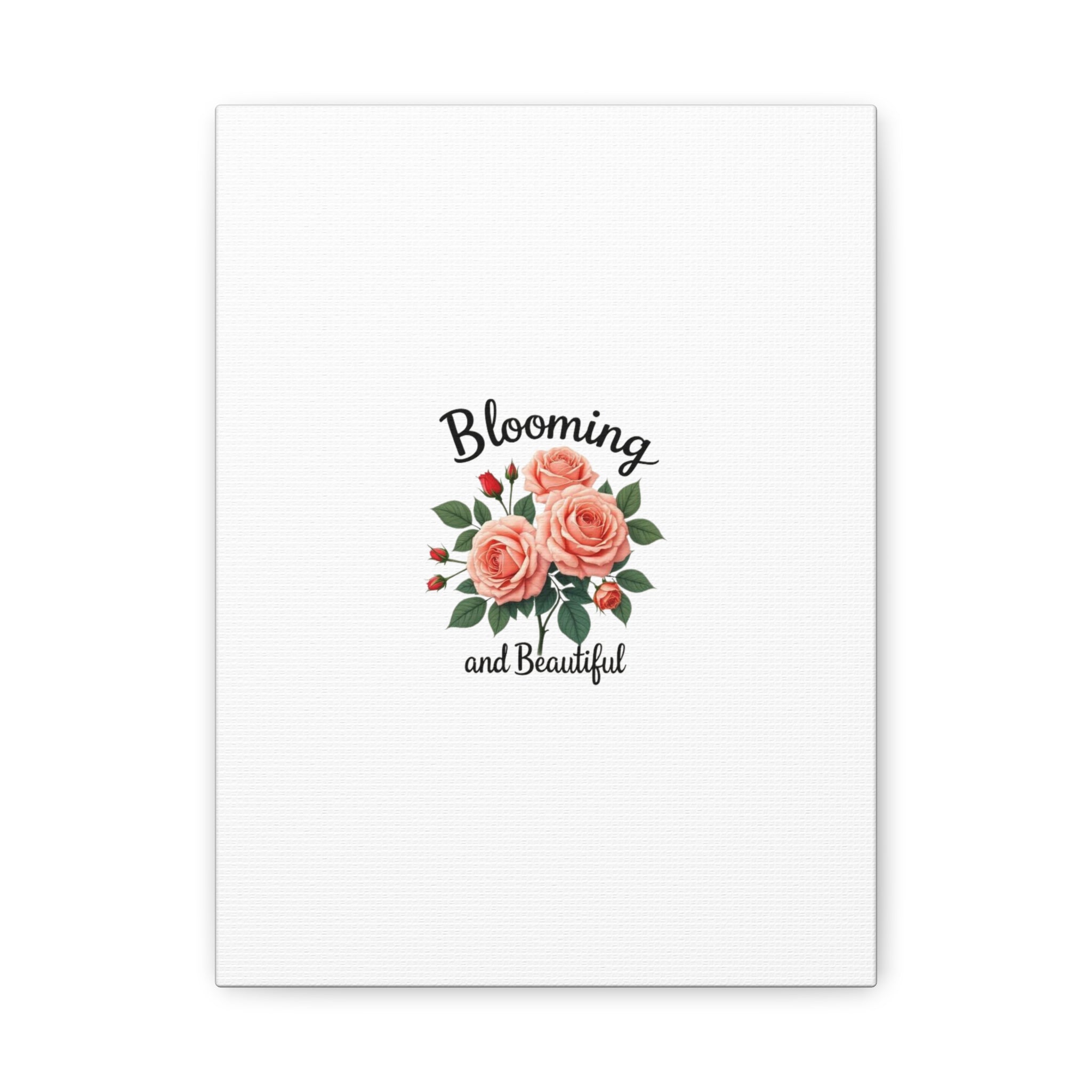 Blooming and Beautiful Rose Bouquet Canvas Wall Art