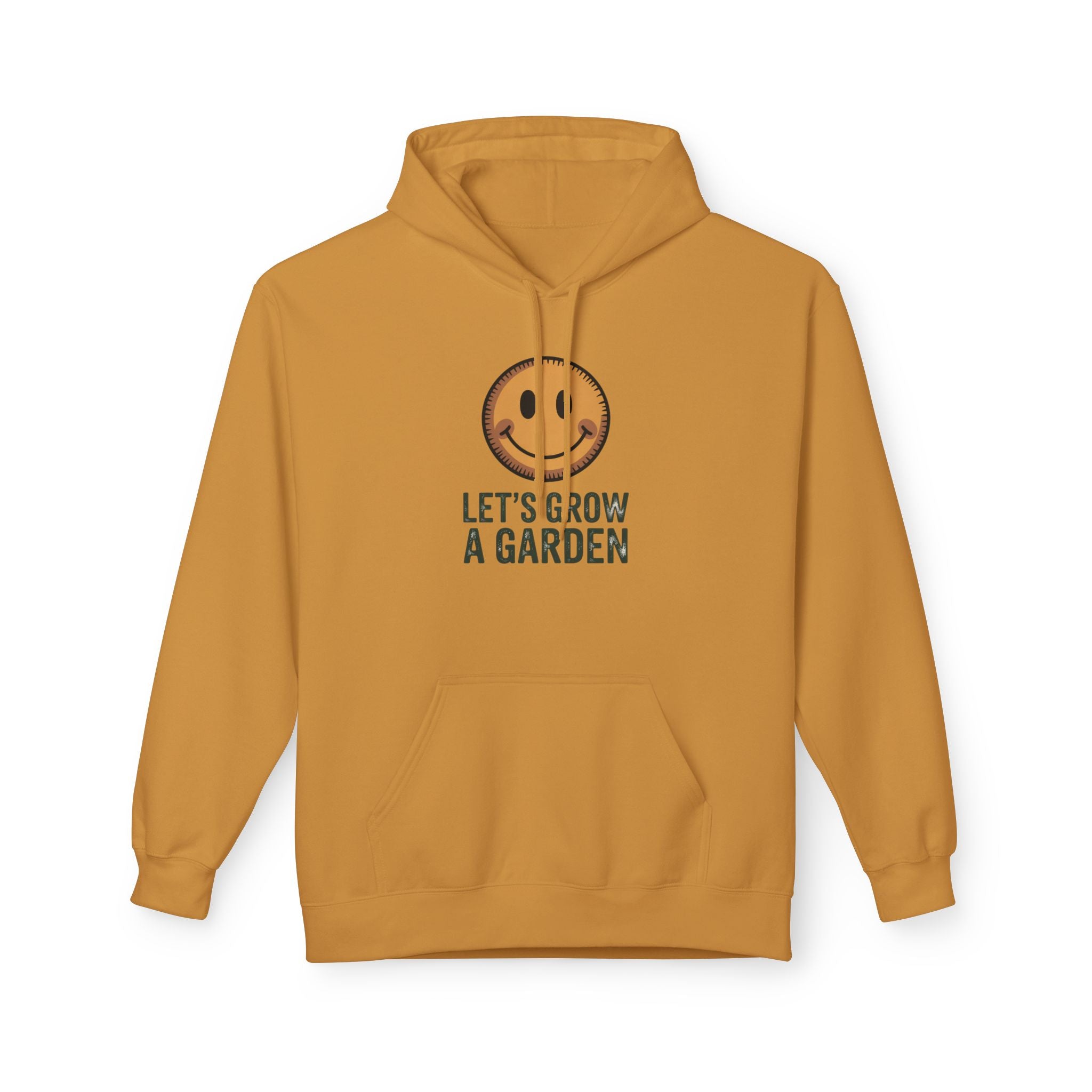 Let's Grow a Garden Hoodie — Smiling Sun Plant Lover Sweatshirt