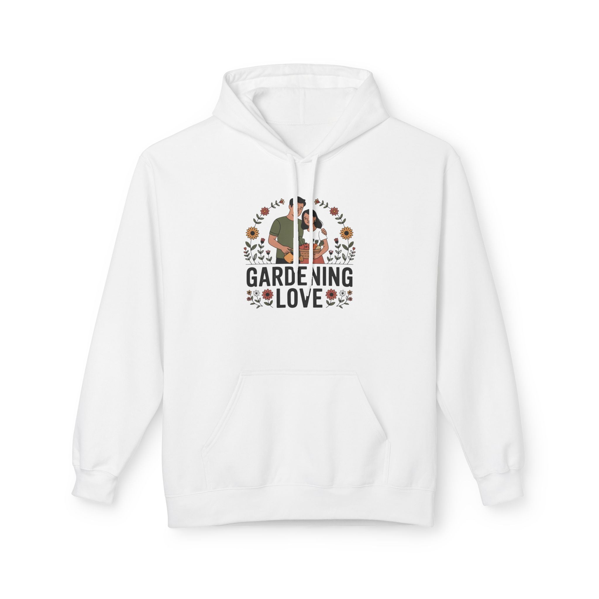 Gardening Love Hoodie — Floral Gardener Sweatshirt for Plant Lovers