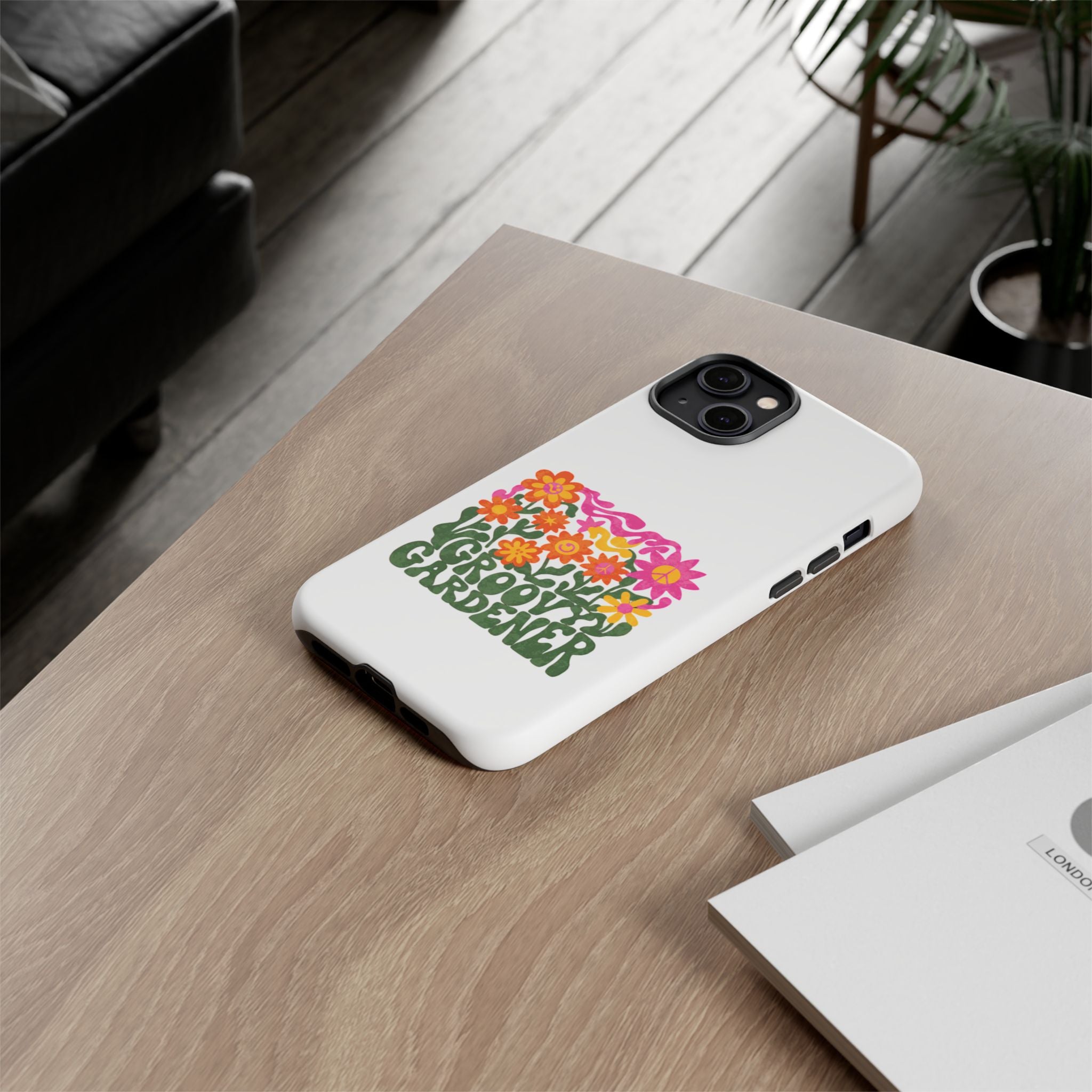 Groovy Gardener Phone Case - Retro Floral iPhone Cover