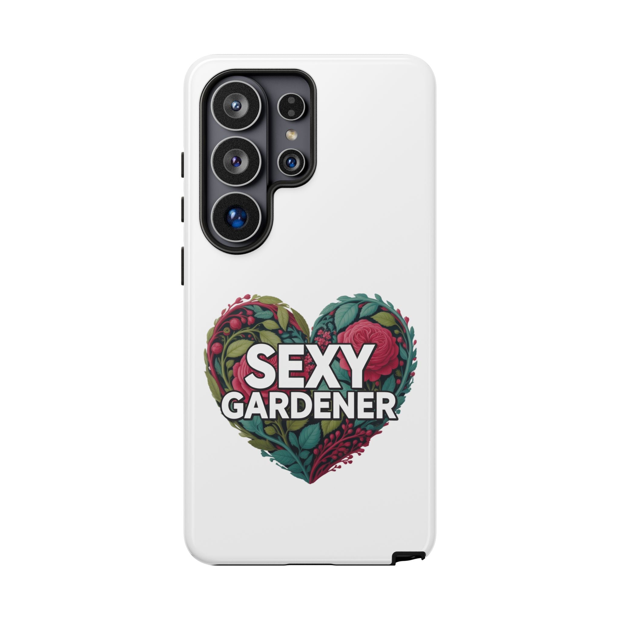 Sexy Gardener Phone Case — Floral Heart Garden Lover Tough Case
