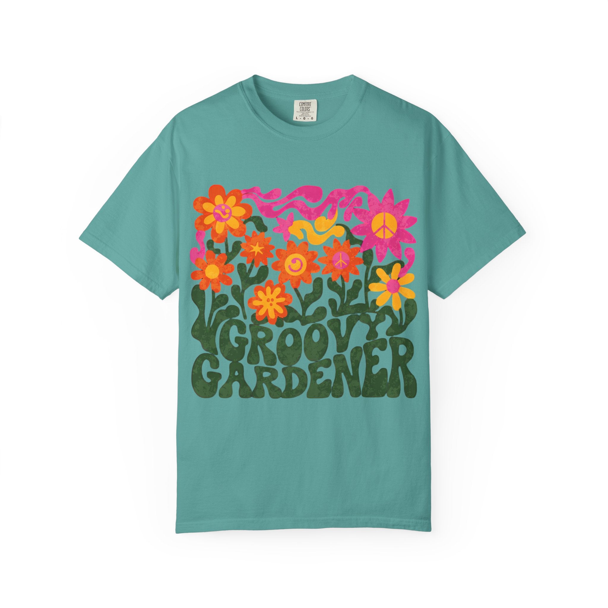 Groovy Gardener T-Shirt — Retro Flower Garden Graphic Tee