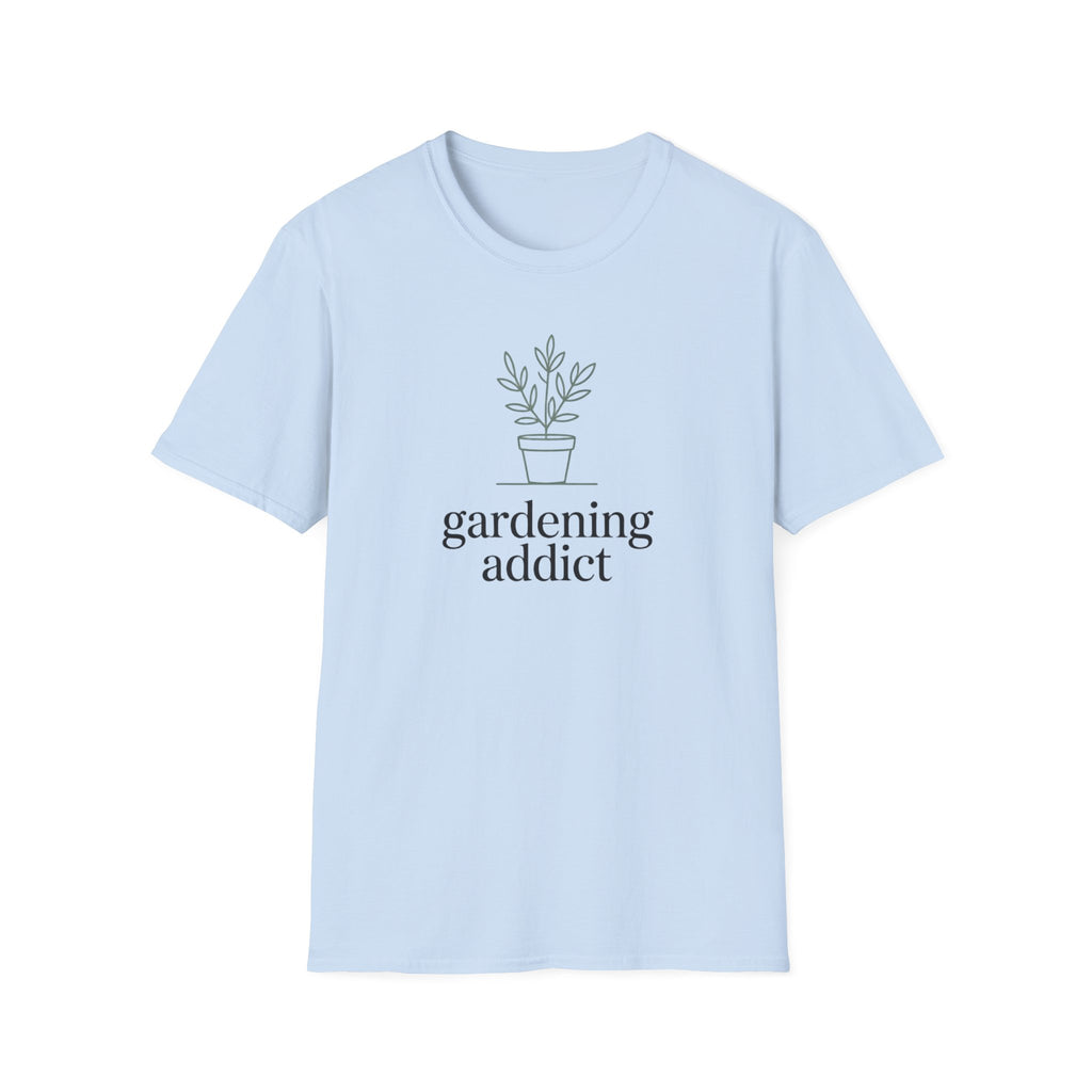 Gardening Addict T-Shirt — Minimal Plant Lover Tee