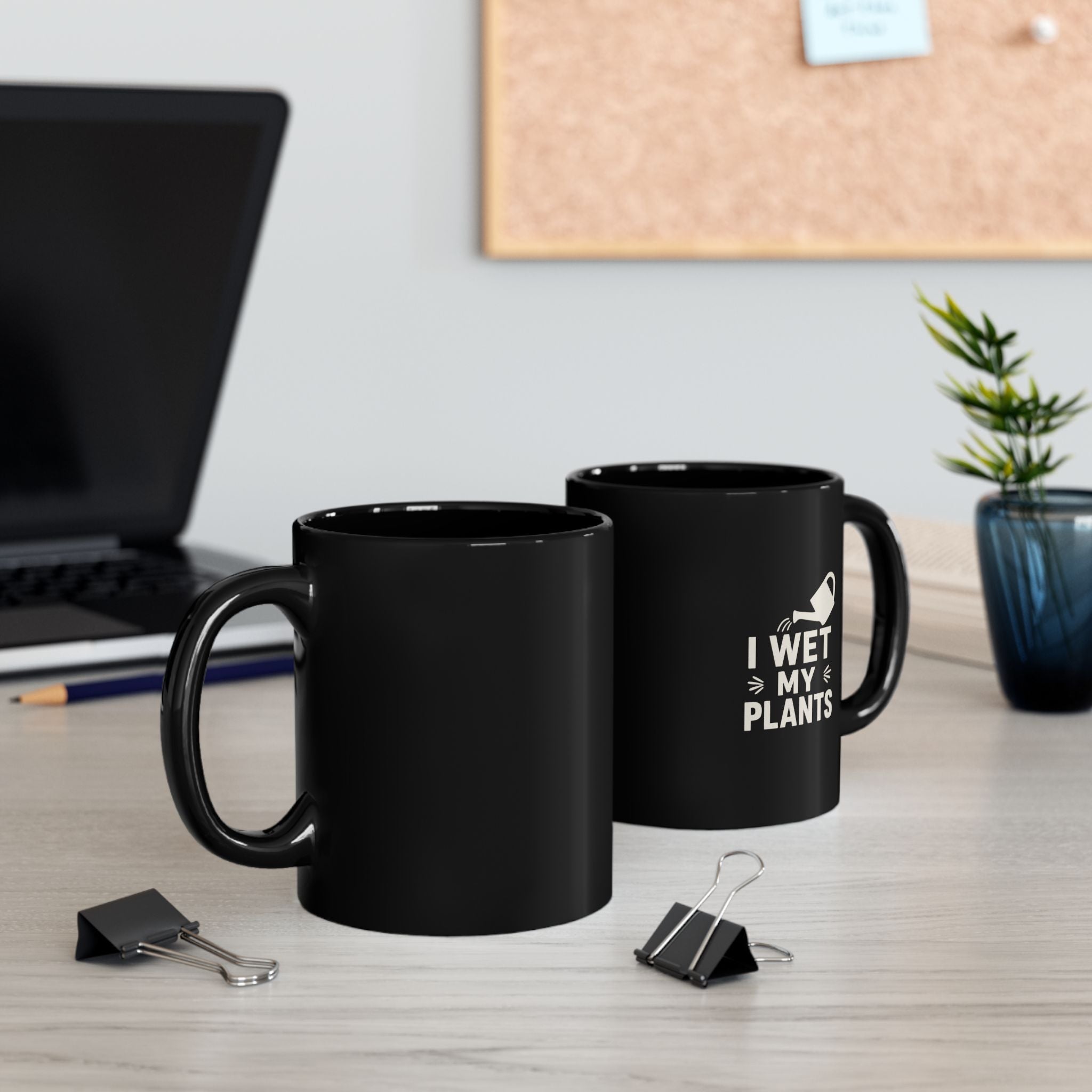 I Wet My Plants Ceramic Mug — Funny Plant Lover Coffee Cup (11oz & 15oz)