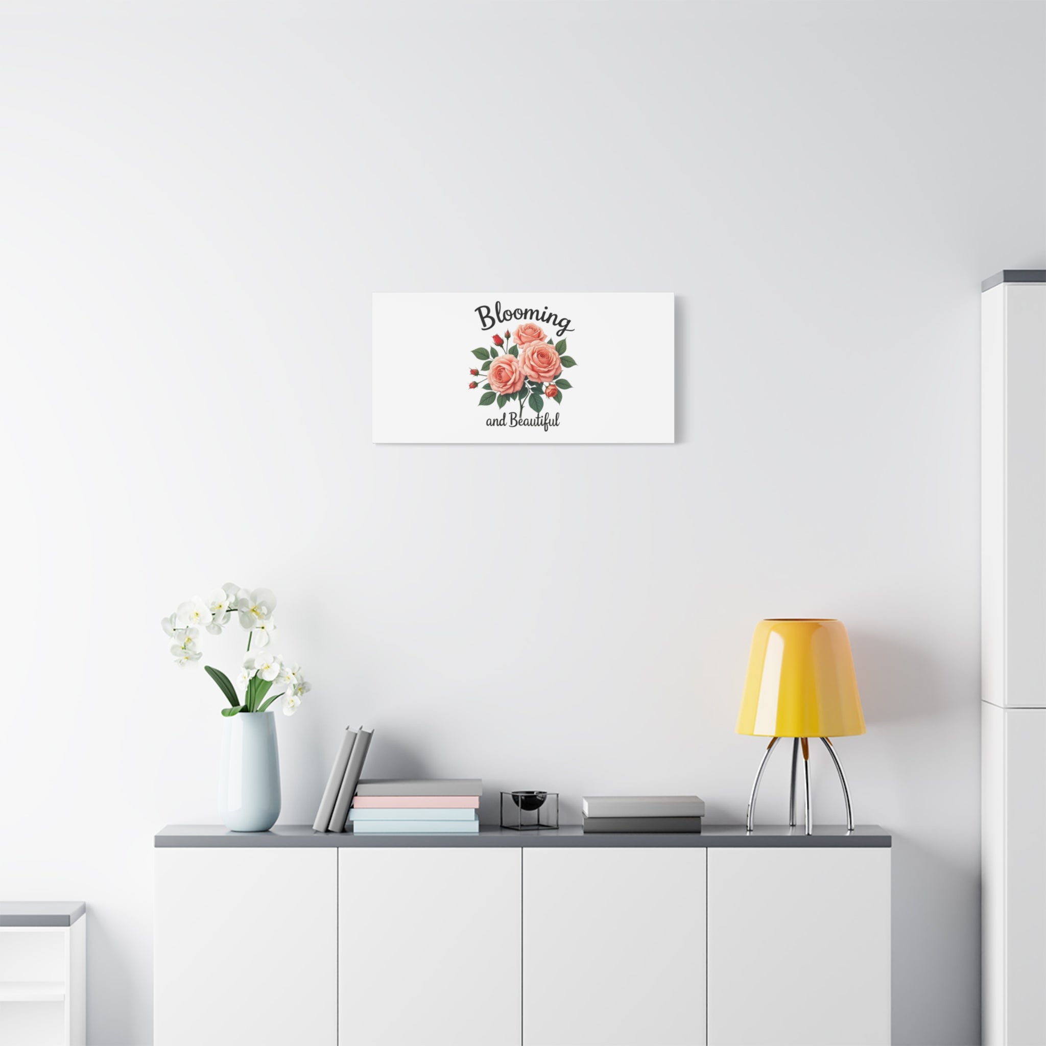 Blooming and Beautiful Rose Bouquet Canvas Wall Art