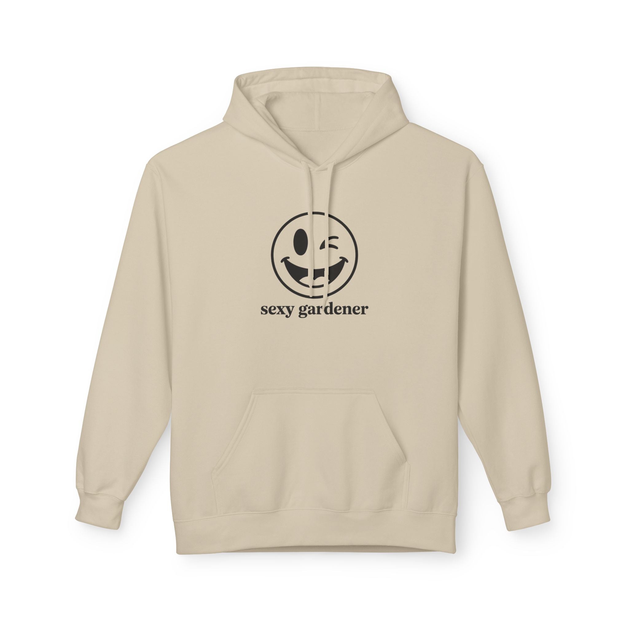Gardener Smiley Hoodie — "sexy gardener" Graphic Sweatshirt