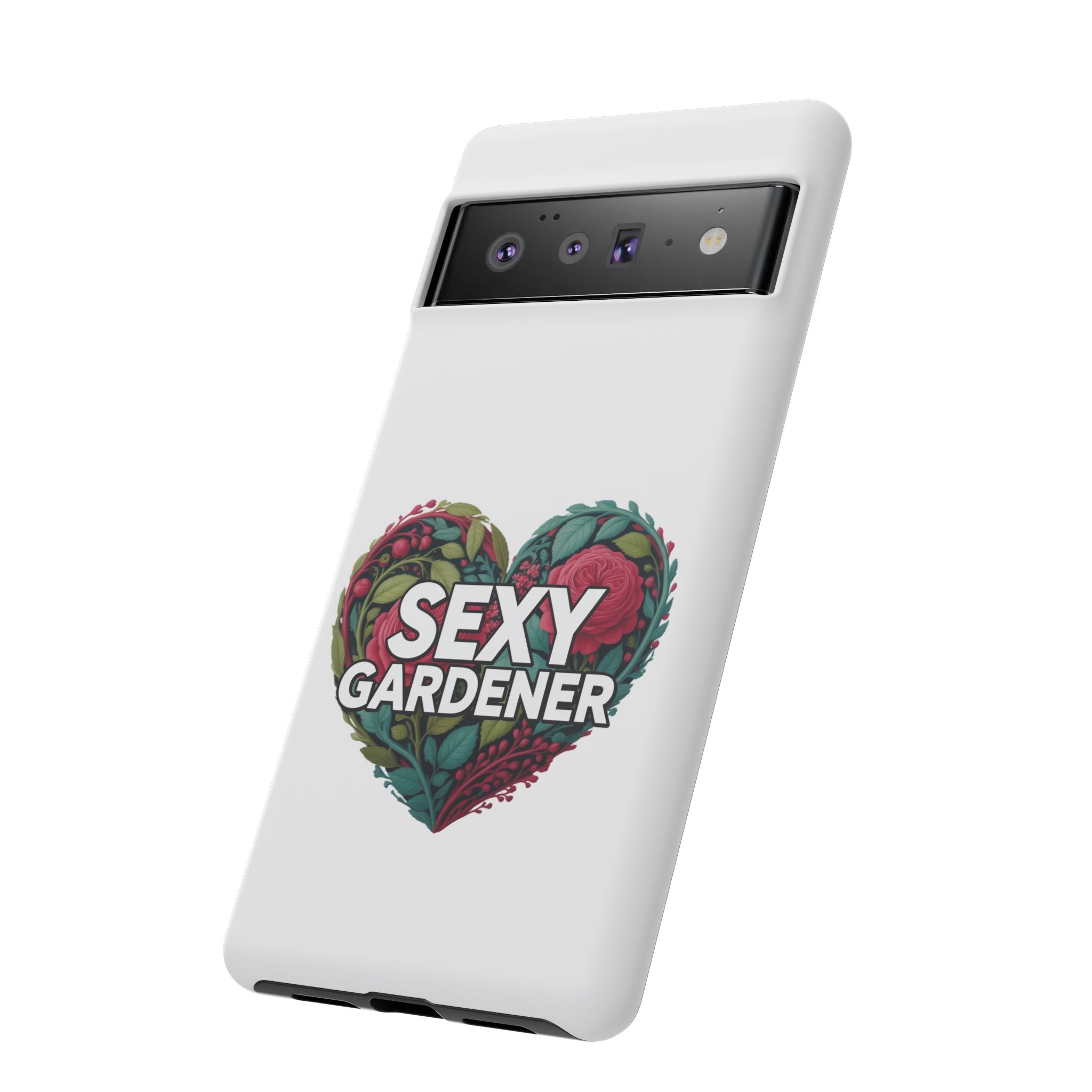 Sexy Gardener Phone Case — Floral Heart Garden Lover Tough Case