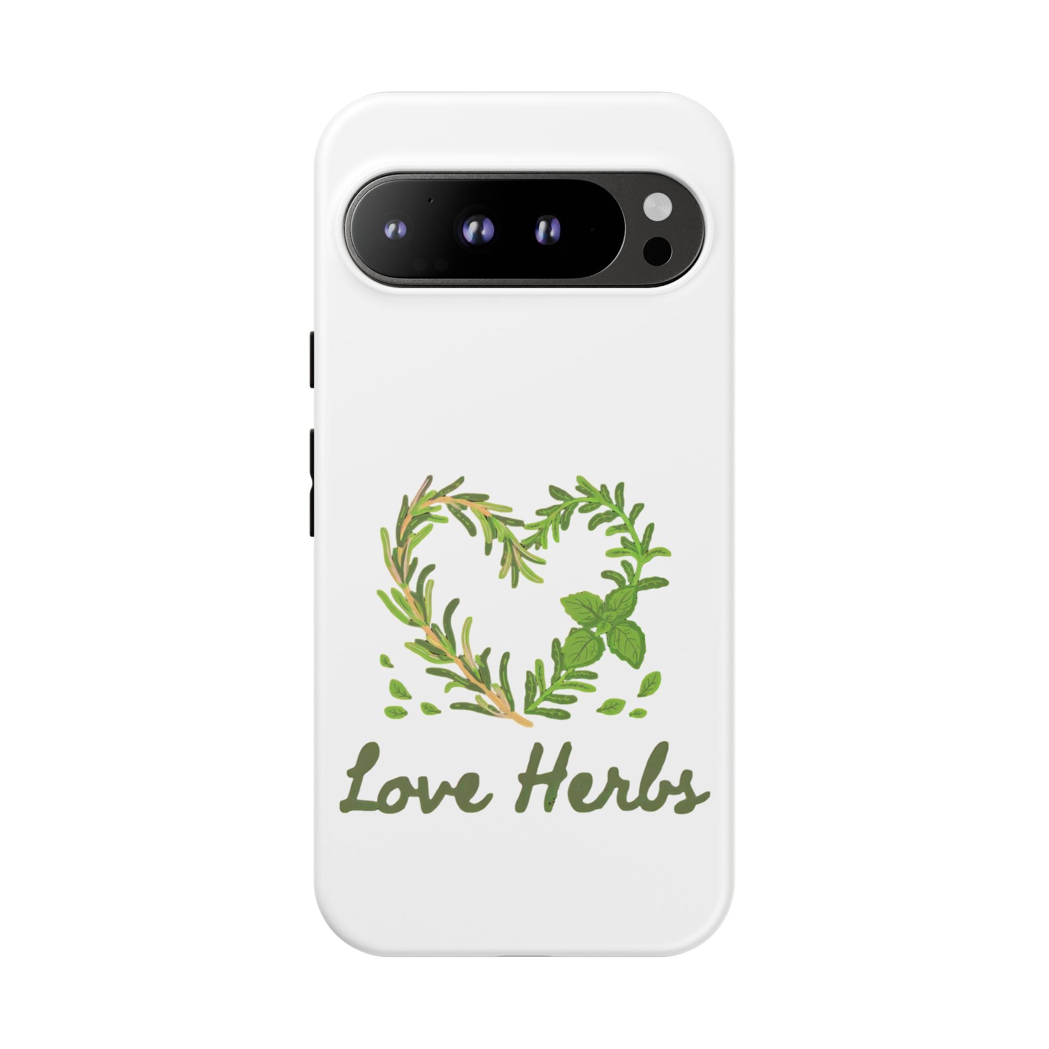 Herb Heart Phone Case - "Love Herbs" Botanical iPhone Cover