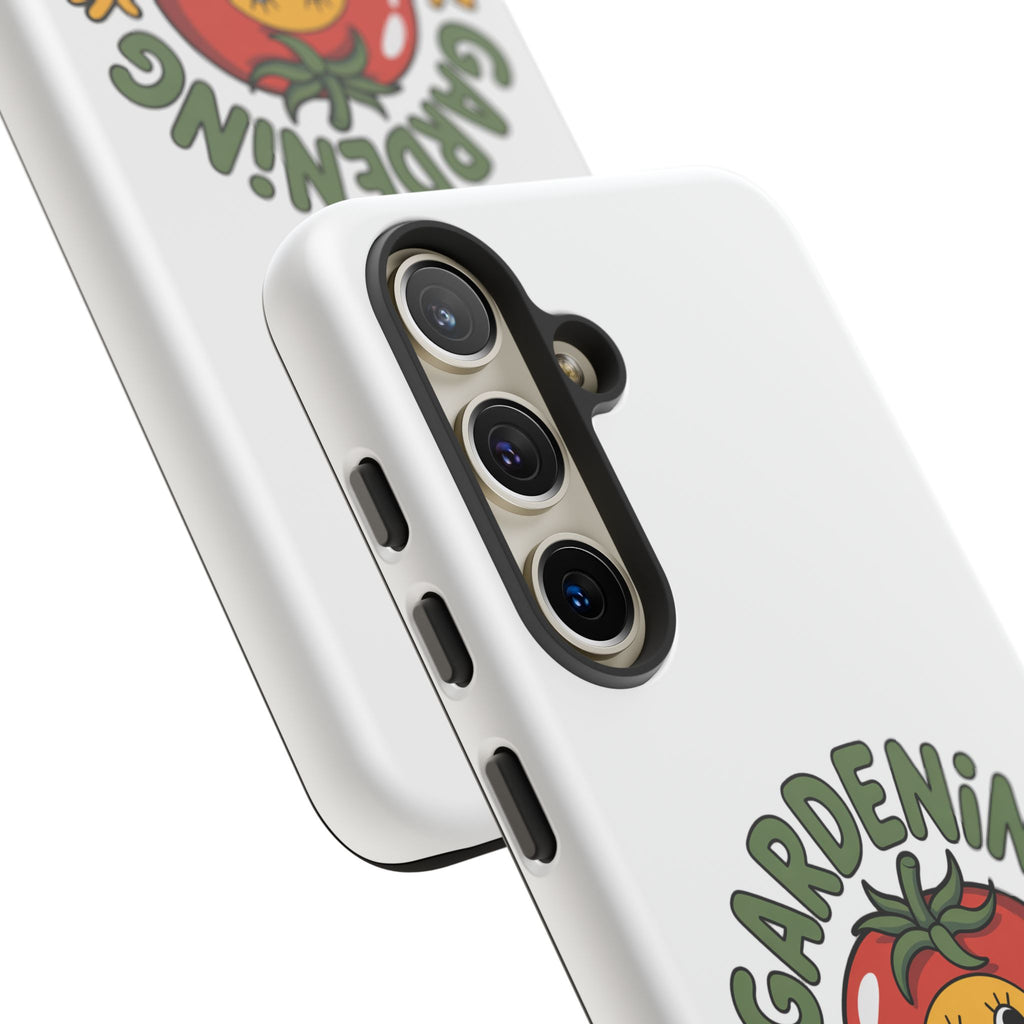 Gardening Skills Phone Case — Cute Tomato Plant Lover Protective Cover