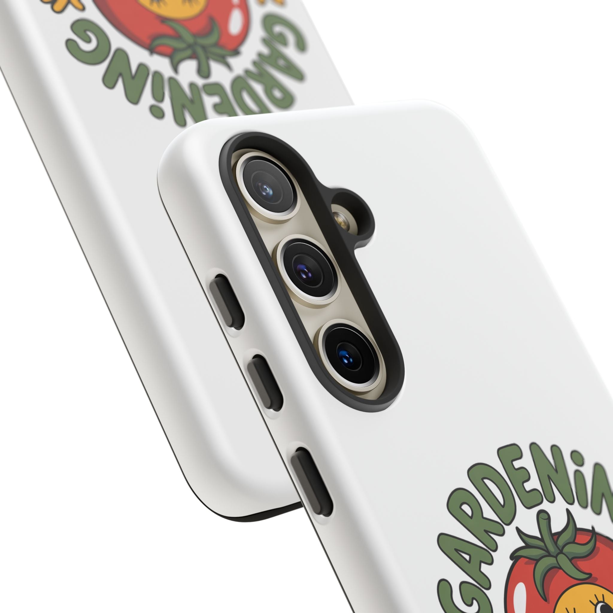 Gardening Skills Phone Case — Cute Tomato Plant Lover Protective Cover