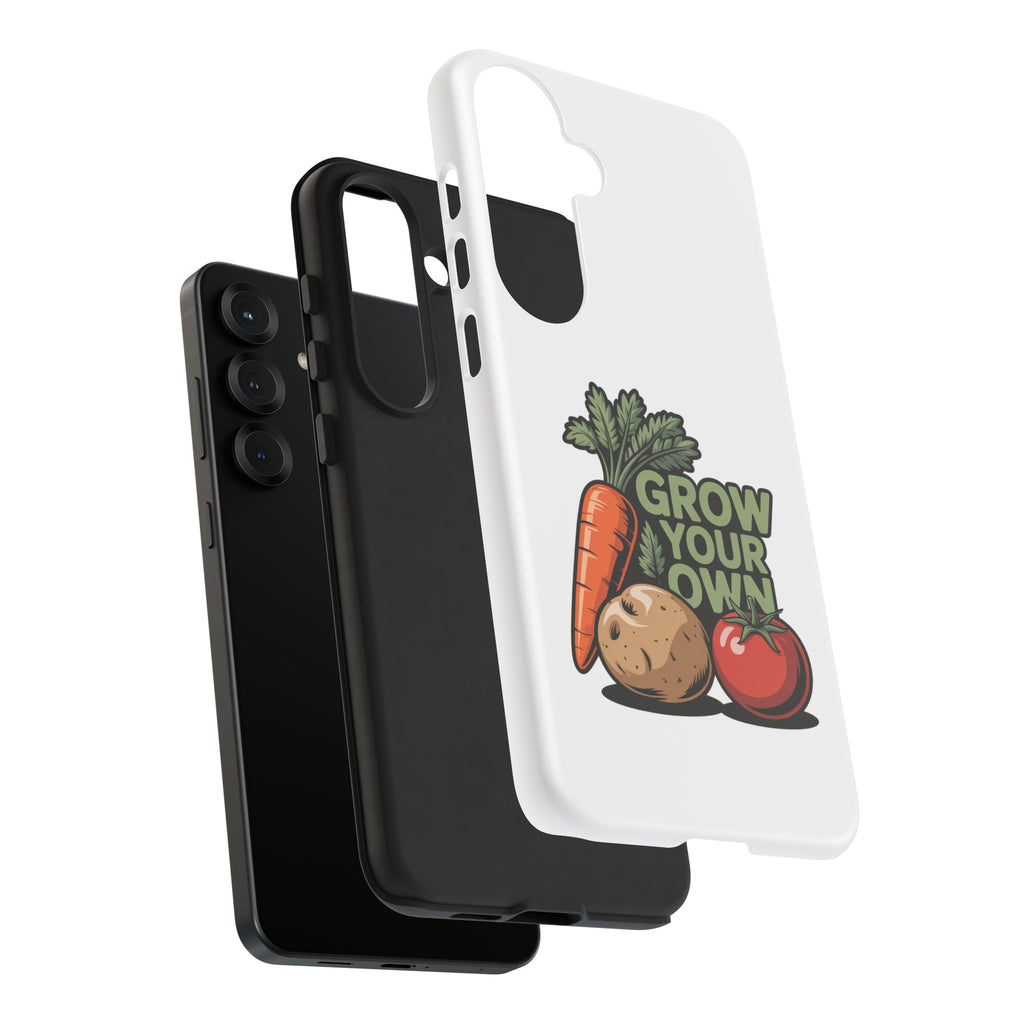 Grow Your Own Vegetables Phone Case — Gardening Carrot Potato Tomato Design