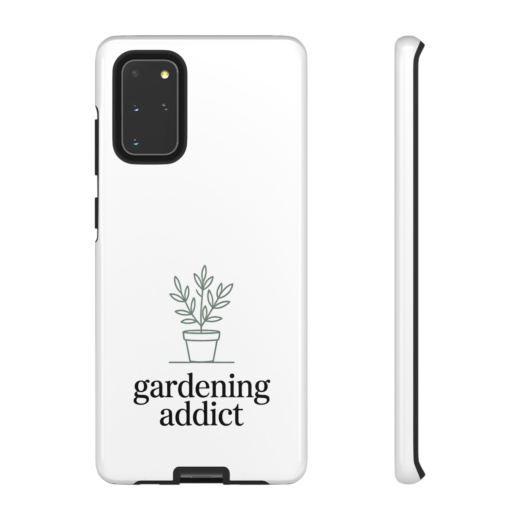 Phone Case — 'gardening addict' Minimal Plant Design