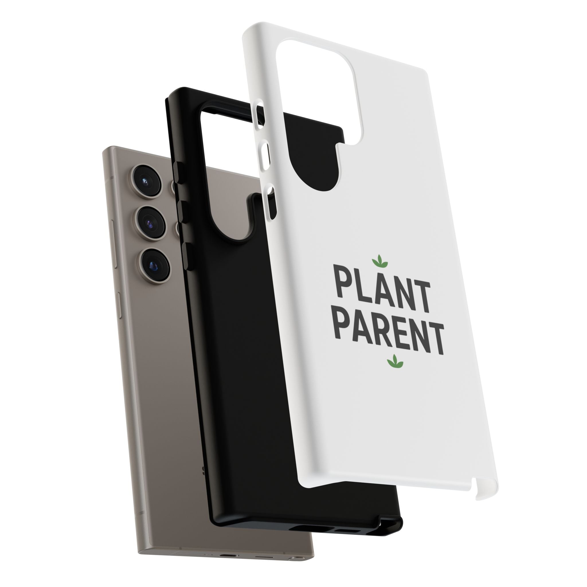 Plant Parent Tough Phone Case – Minimalist Plant Lover Protective Cover