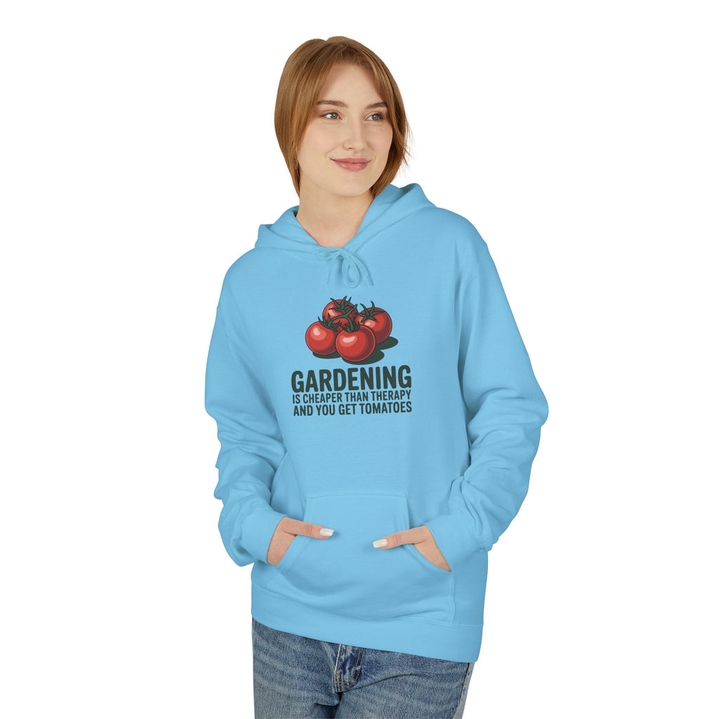 Gardening Is Cheaper Than Therapy Hoodie – Funny Tomato Gardeners Pullover