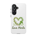 Herb Heart Phone Case - "Love Herbs" Botanical iPhone Cover
