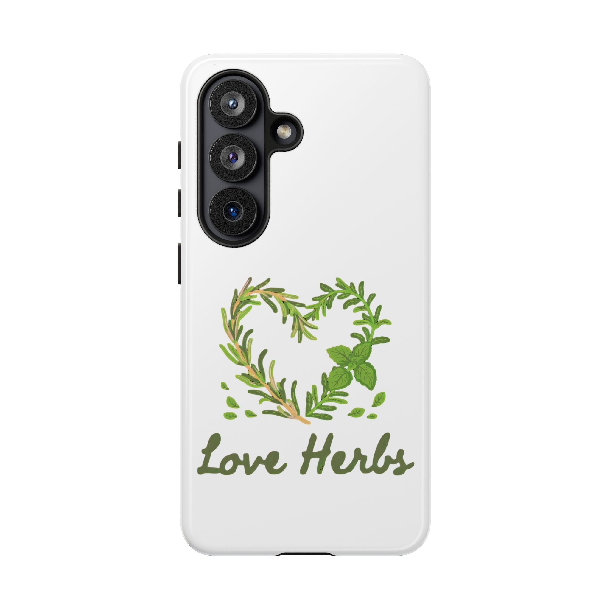 Herb Heart Phone Case - "Love Herbs" Botanical iPhone Cover