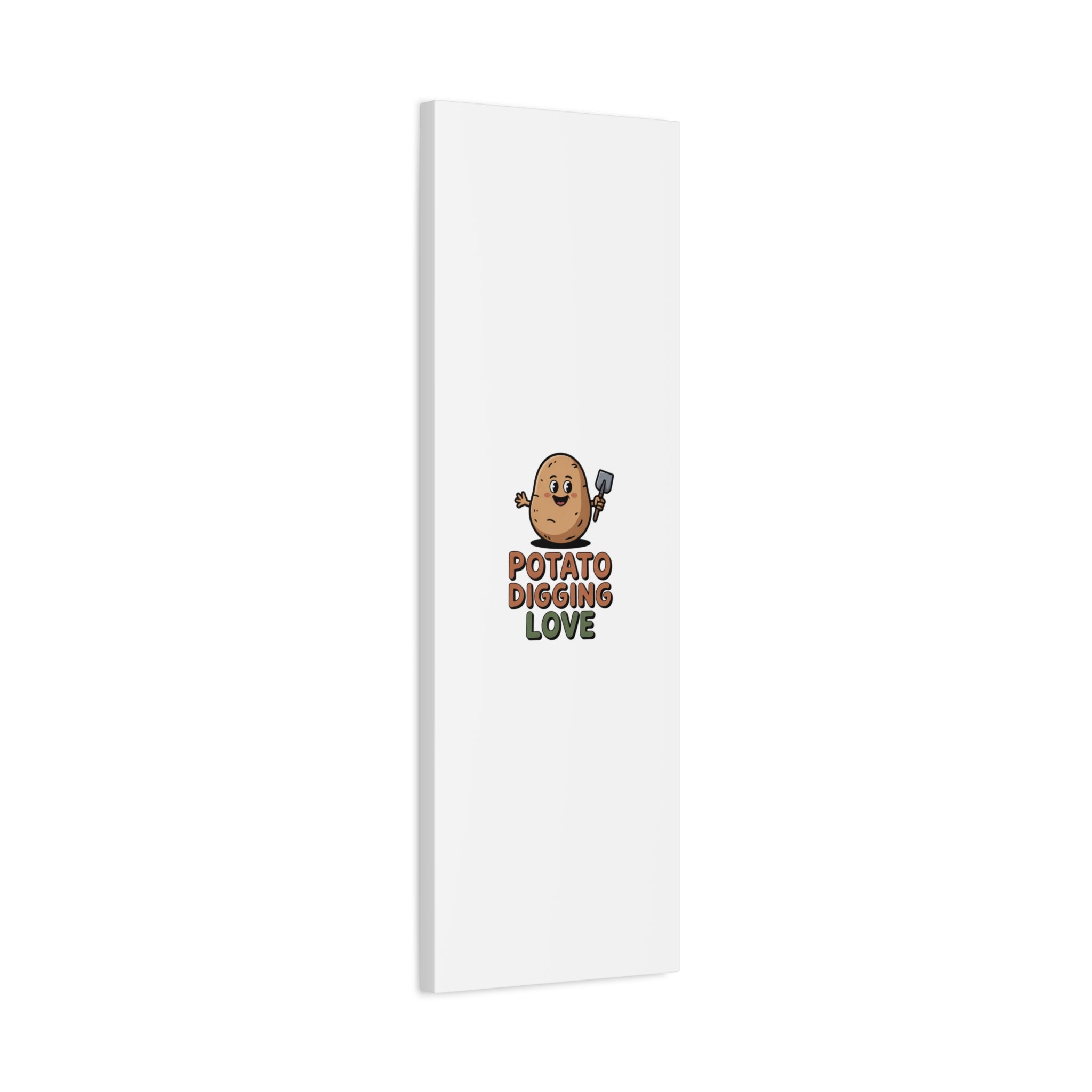 Potato Digging Love Canvas Print